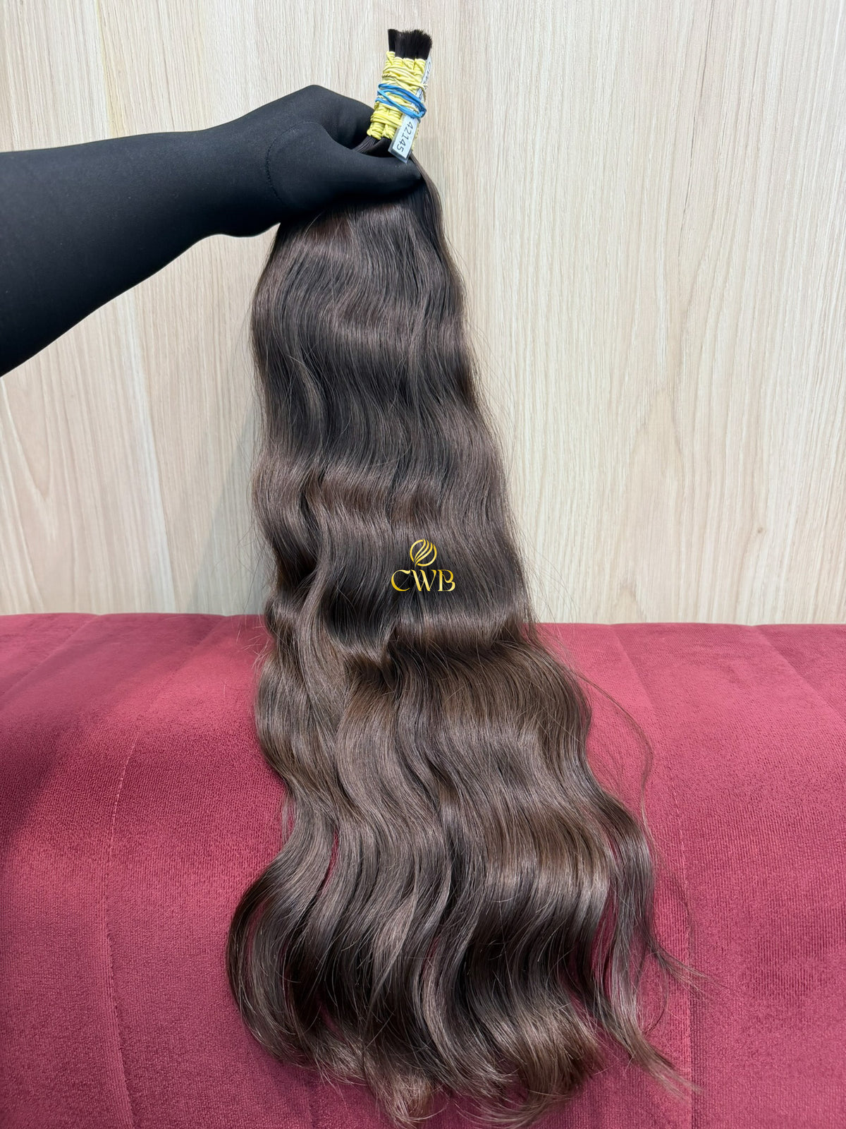 Cabelo Castanho Natural Claro 64cm 165g Brasileiro do Sul