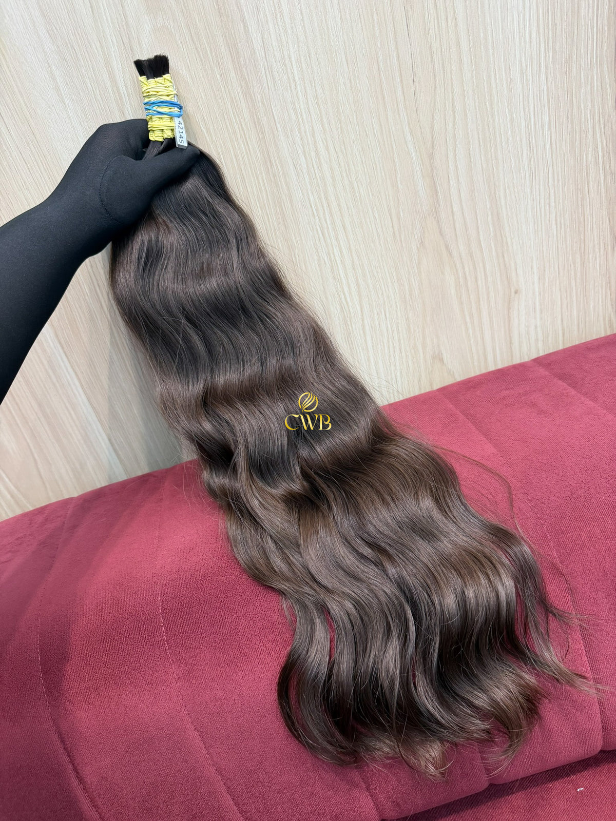 Cabelo Castanho Natural Claro 64cm 165g Brasileiro do Sul