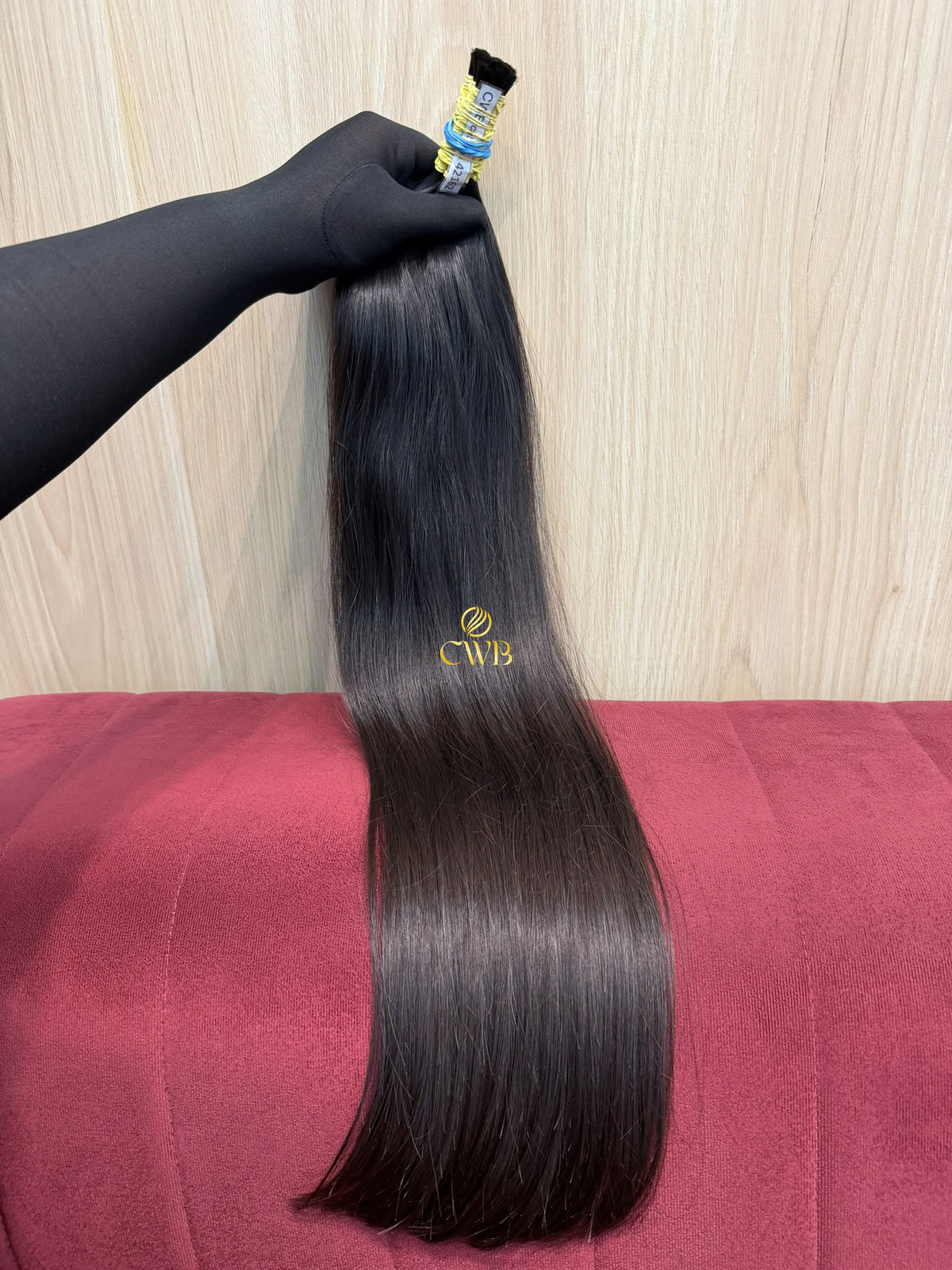 Cabelo Castanho Natural Médio 68cm 101g Brasileiro do Sul