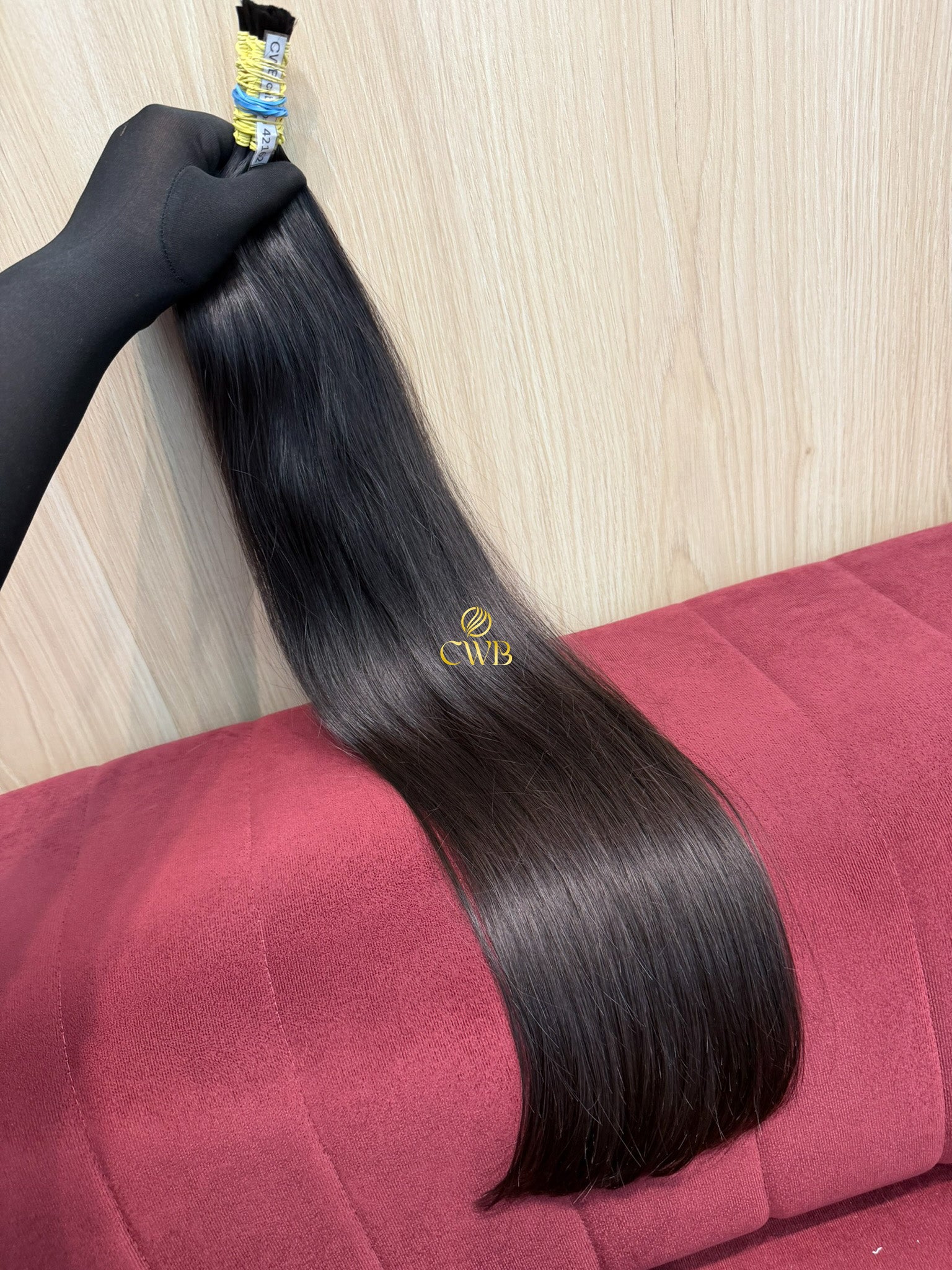 Cabelo Castanho Natural Médio 68cm 101g Brasileiro do Sul