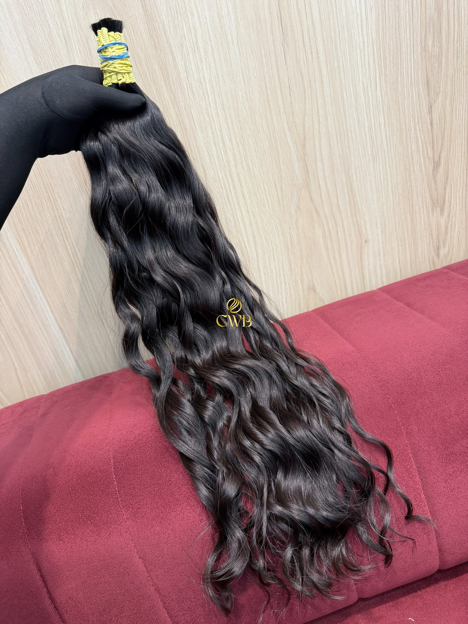 Cabelo Castanho Natural Escuro 62cm 167g Brasileiro do Sul