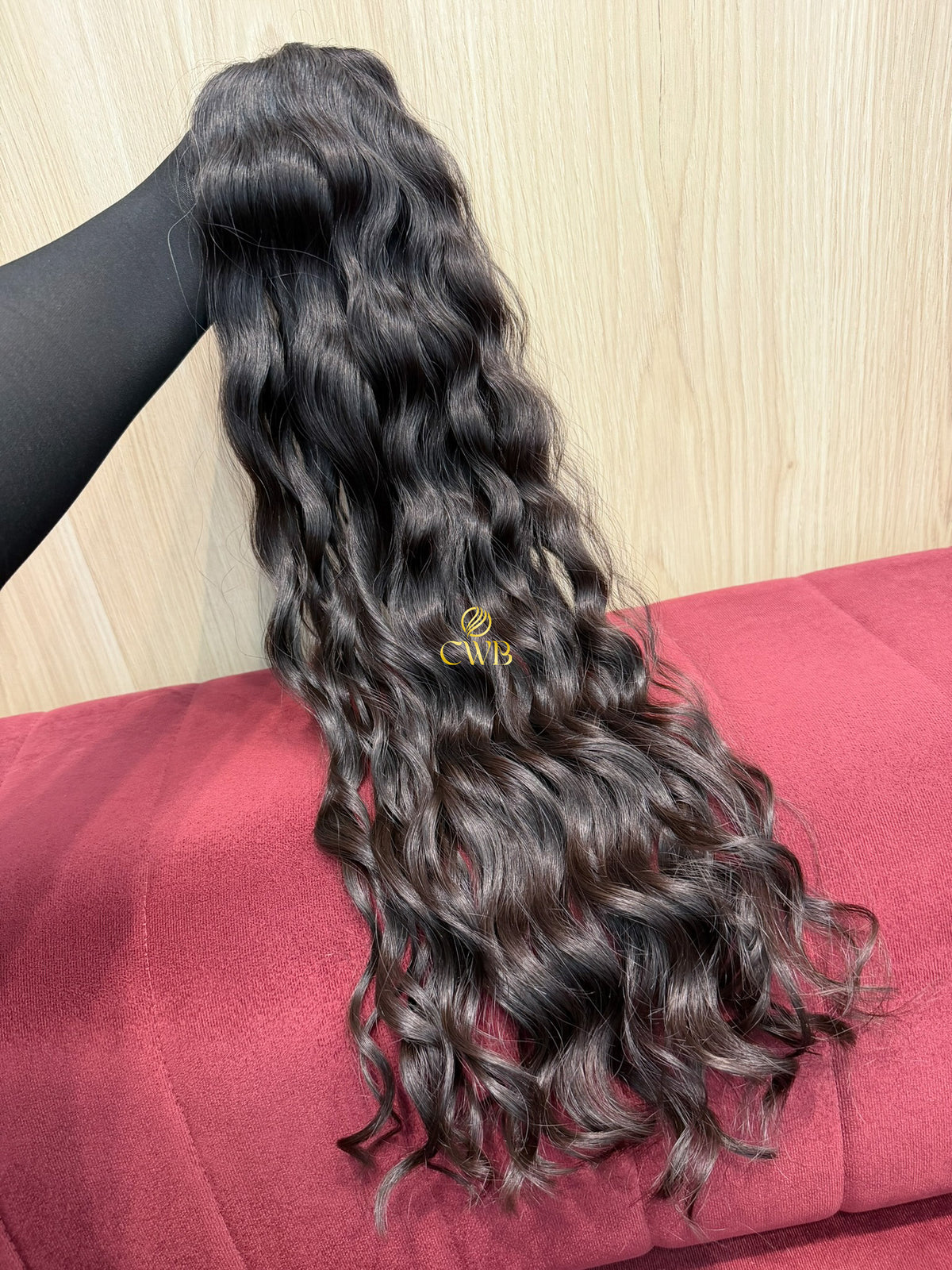 Cabelo Castanho Natural Escuro 62cm 167g Brasileiro do Sul