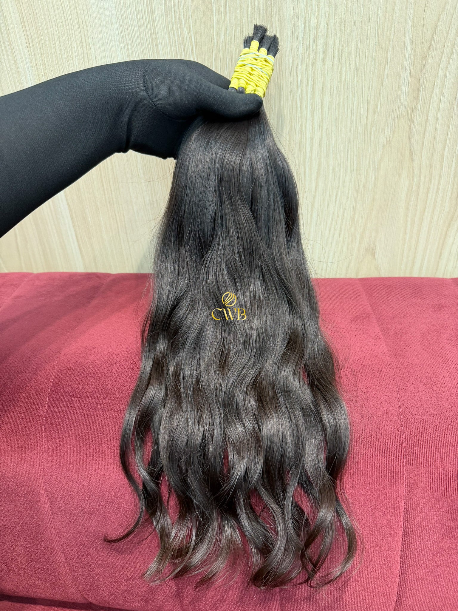 Cabelo Castanho Natural Médio 49cm 120g Brasileiro do Sul
