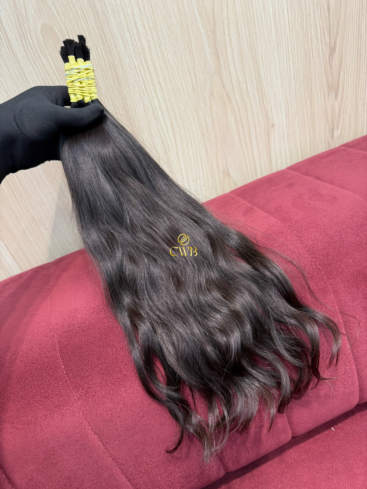 Cabelo Castanho Natural Médio 49cm 120g Brasileiro do Sul