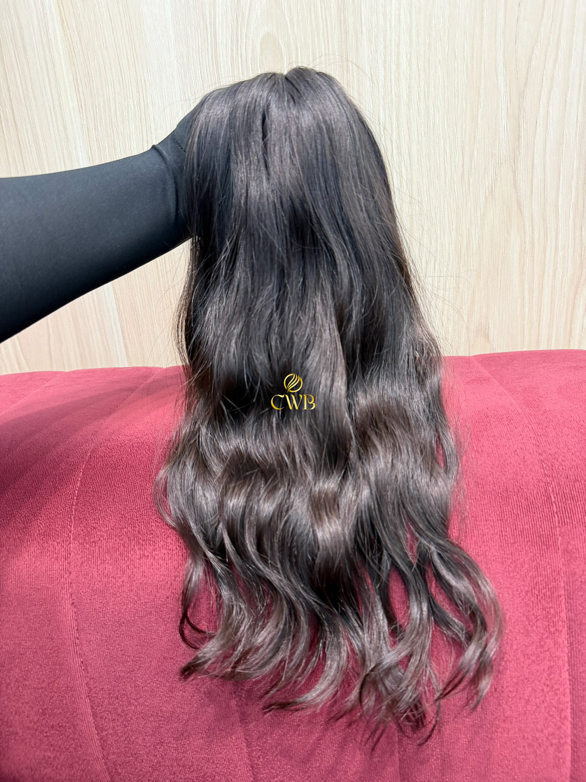 Cabelo Castanho Natural Médio 49cm 120g Brasileiro do Sul