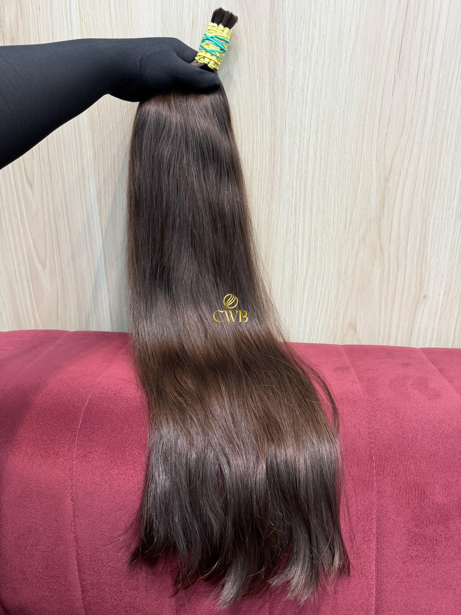 Cabelo Castanho Natural Claro 70cm 191g Brasileiro do Sul
