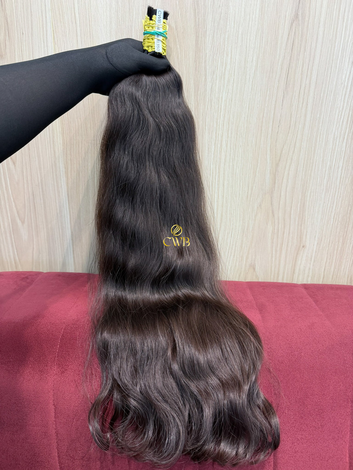 Cabelo Castanho Natural Médio 70cm 231g Brasileiro do Sul