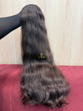 Cabelo Castanho Natural Médio 70cm 231g Brasileiro do Sul