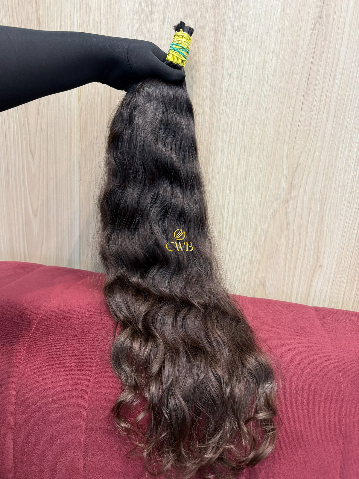 Cabelo Castanho Natural Médio 70cm 166g Brasileiro do Sul