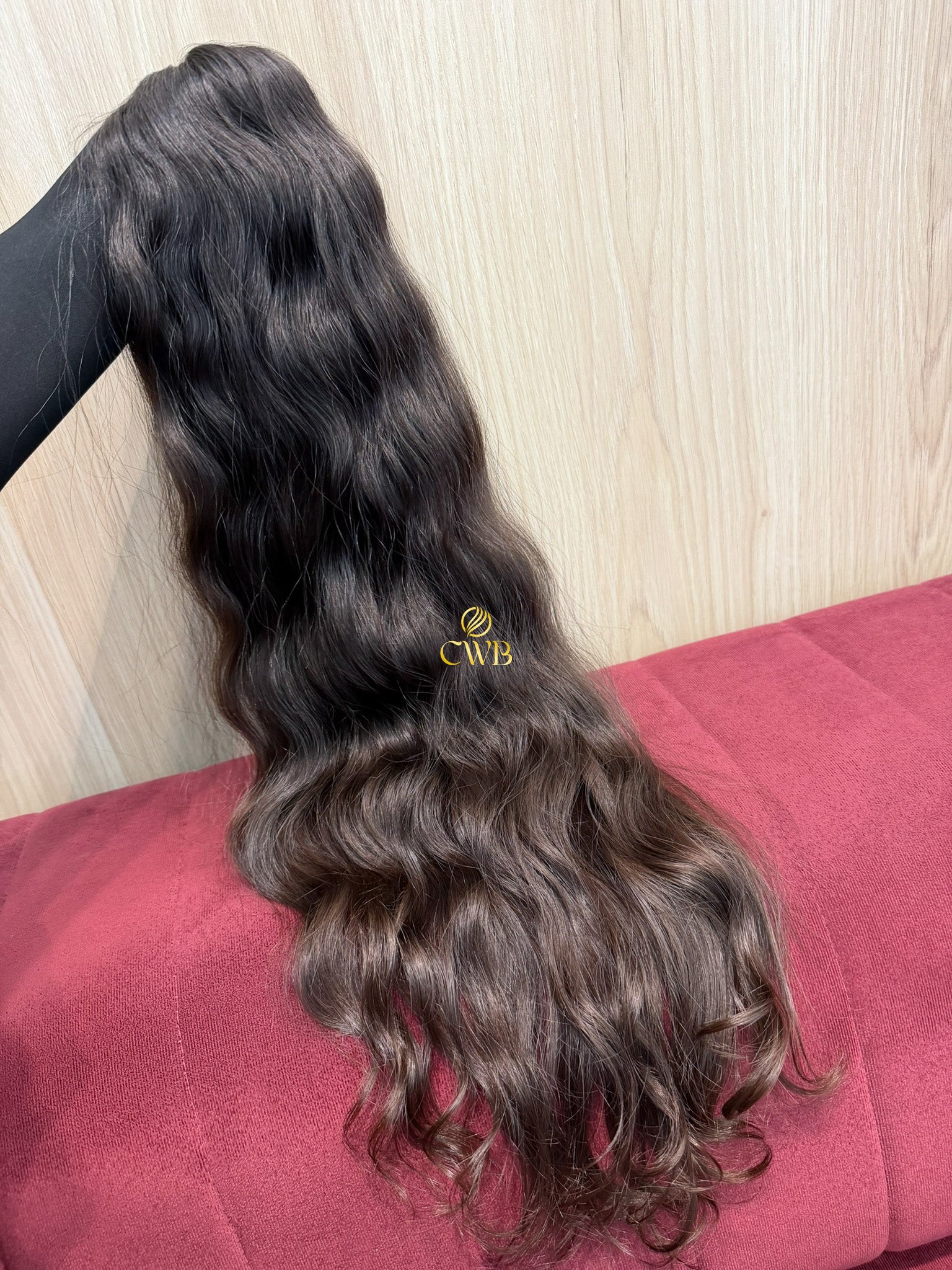 Cabelo Castanho Natural Médio 70cm 166g Brasileiro do Sul