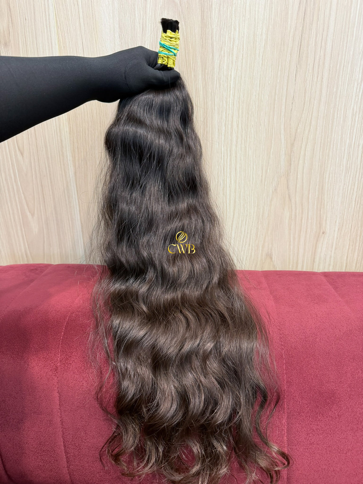 Cabelo Castanho Natural Médio 70cm 166g Brasileiro do Sul