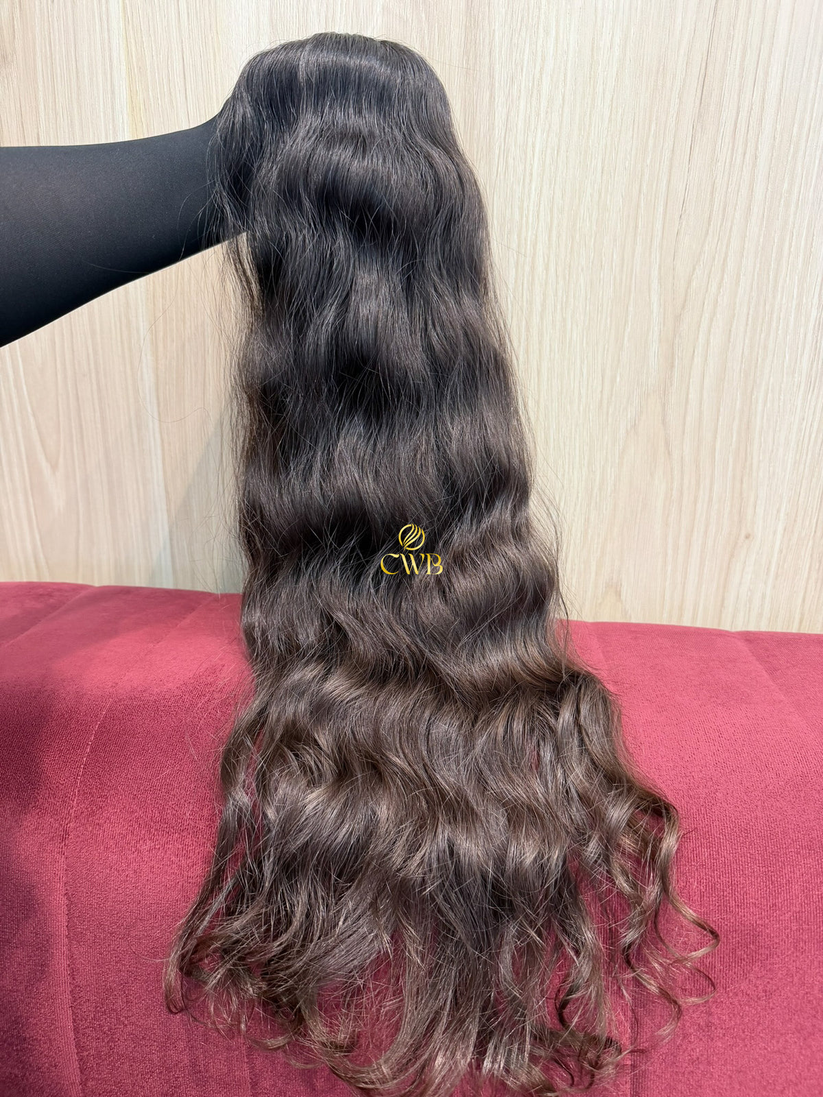 Cabelo Castanho Natural Médio 70cm 166g Brasileiro do Sul