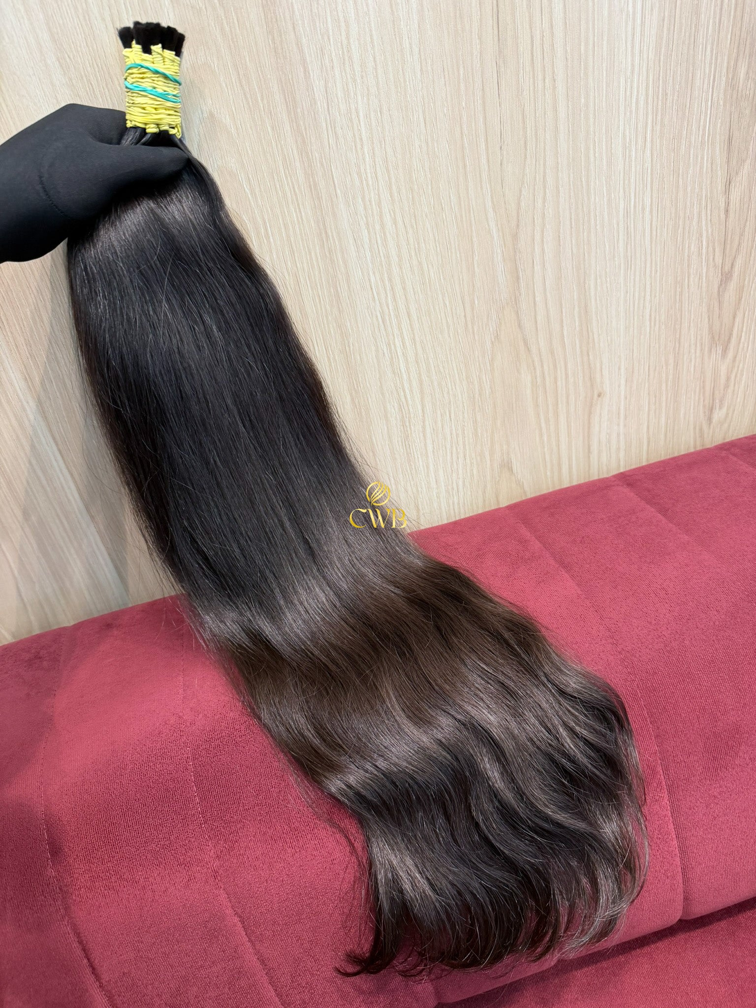 Cabelo Castanho Natural Claro 70cm 237g Brasileiro do Sul