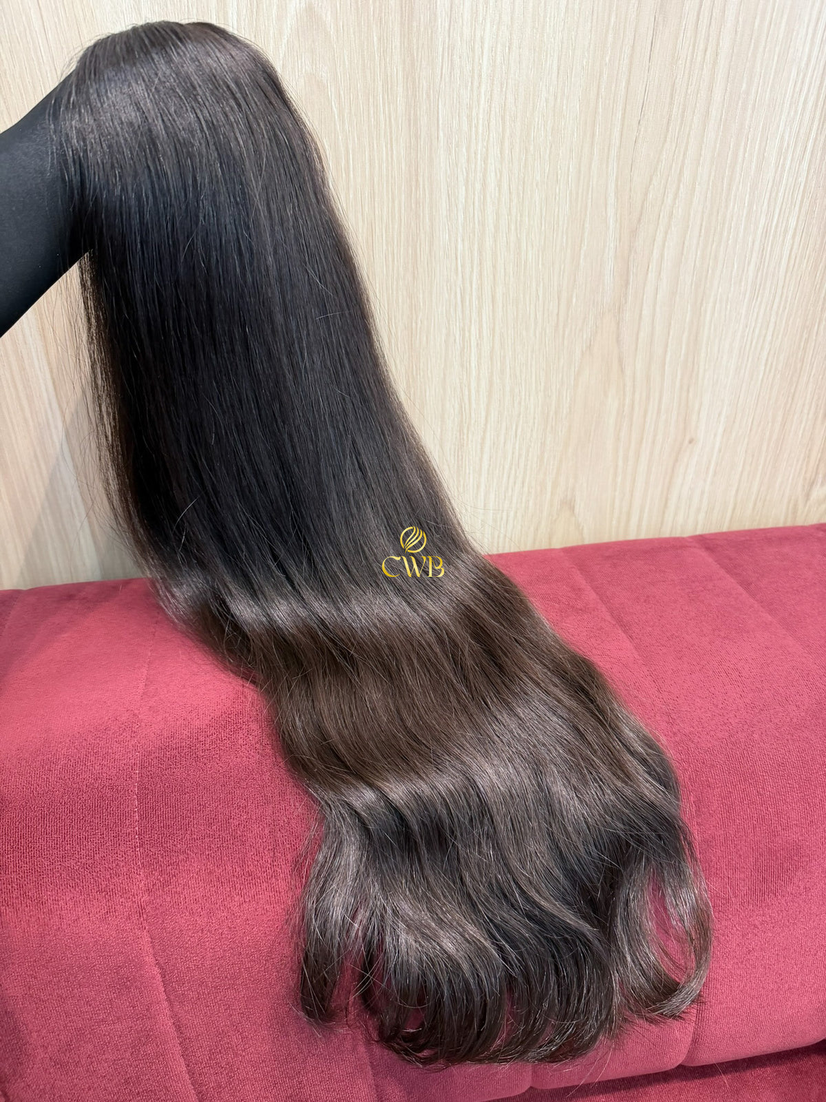 Cabelo Castanho Natural Claro 70cm 237g Brasileiro do Sul