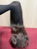 Cabelo Castanho Natural Claro 70cm 237g Brasileiro do Sul