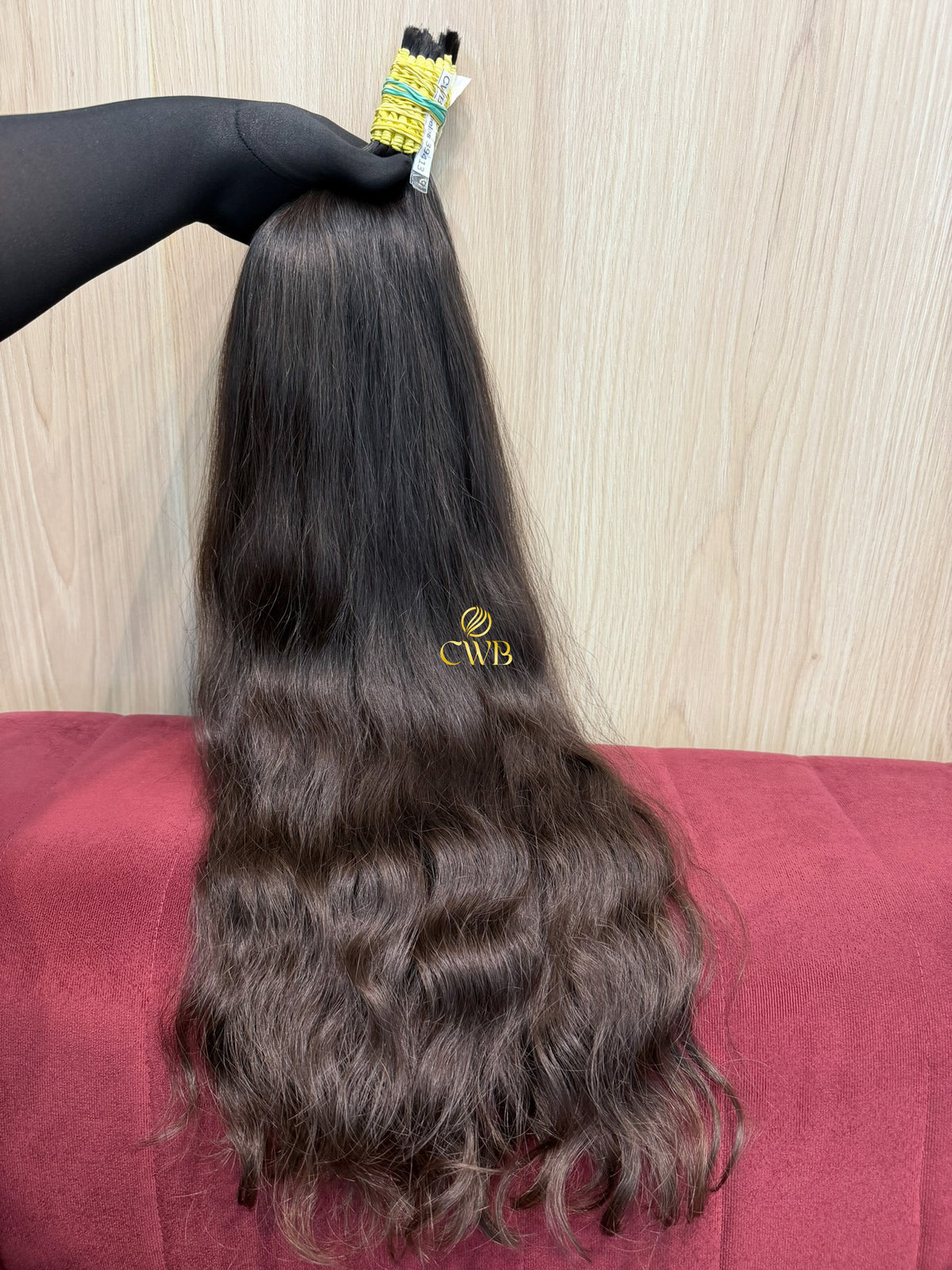 Cabelo Castanho Natural Escuro 75cm 271g Brasileiro do Sul