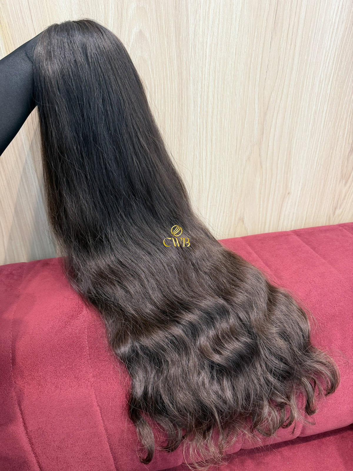 Cabelo Castanho Natural Escuro 75cm 271g Brasileiro do Sul