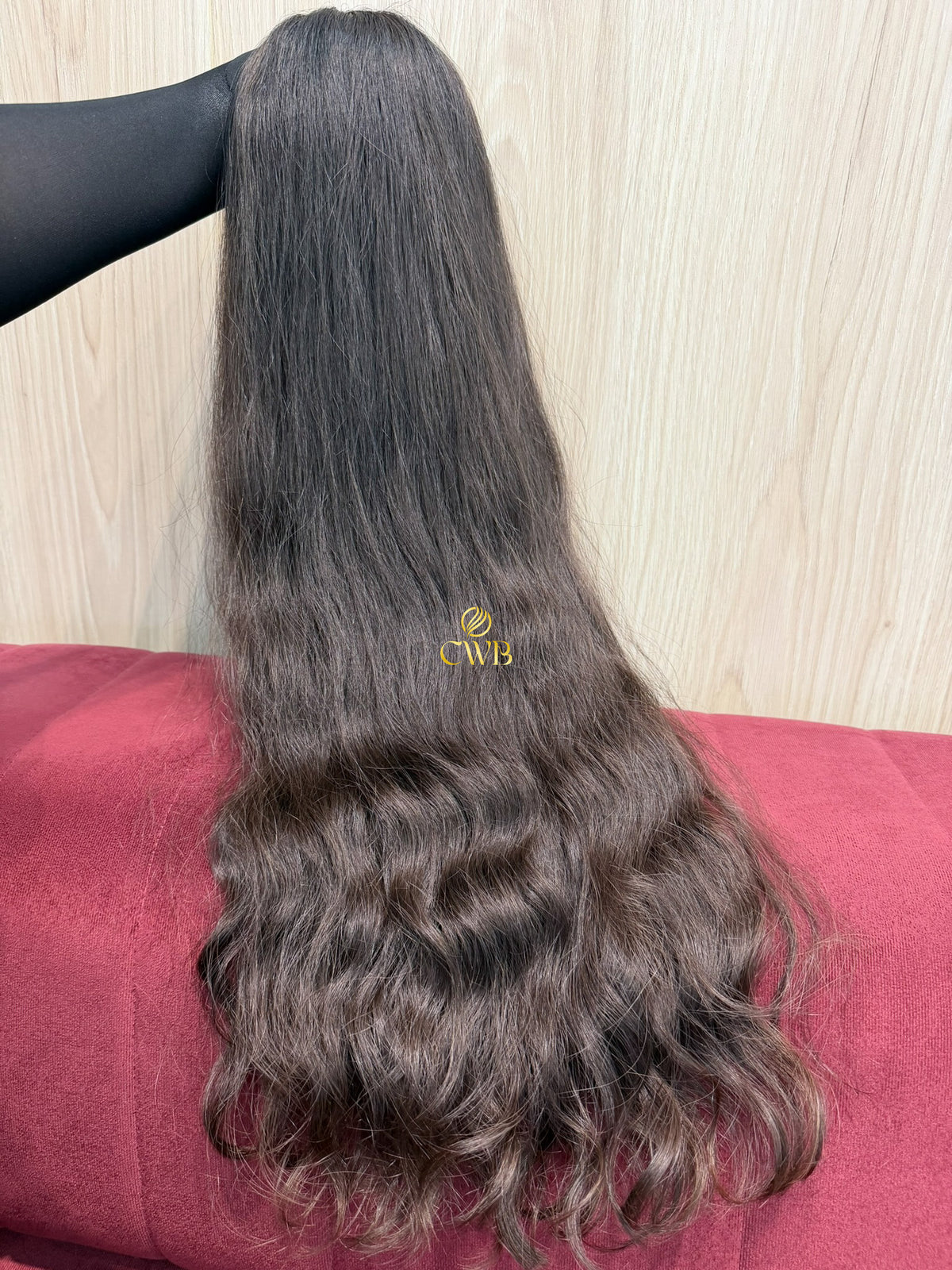 Cabelo Castanho Natural Escuro 75cm 271g Brasileiro do Sul