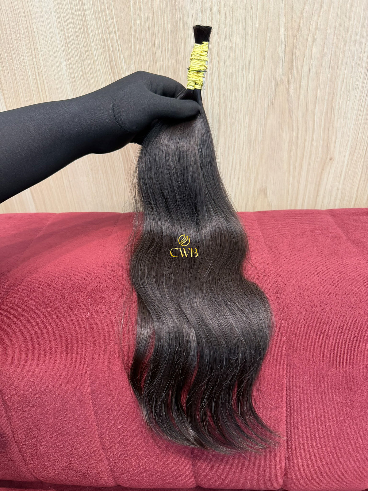 Cabelo Castanho Natural Escuro 47cm 64g Brasileiro do Sul