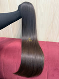 Cabelo Castanho Natural Claro 70cm 95g Brasileiro do Sul