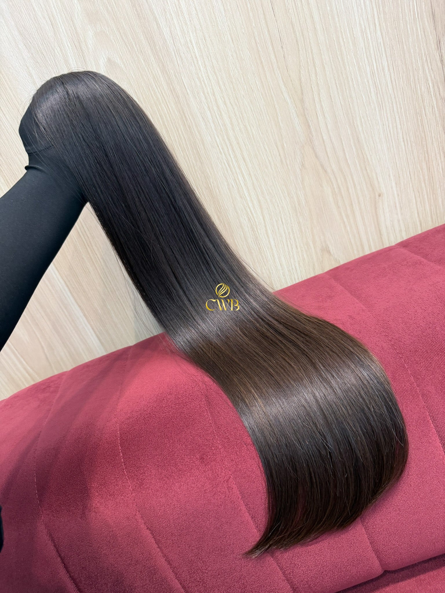 Cabelo Castanho Natural Claro 70cm 95g Brasileiro do Sul