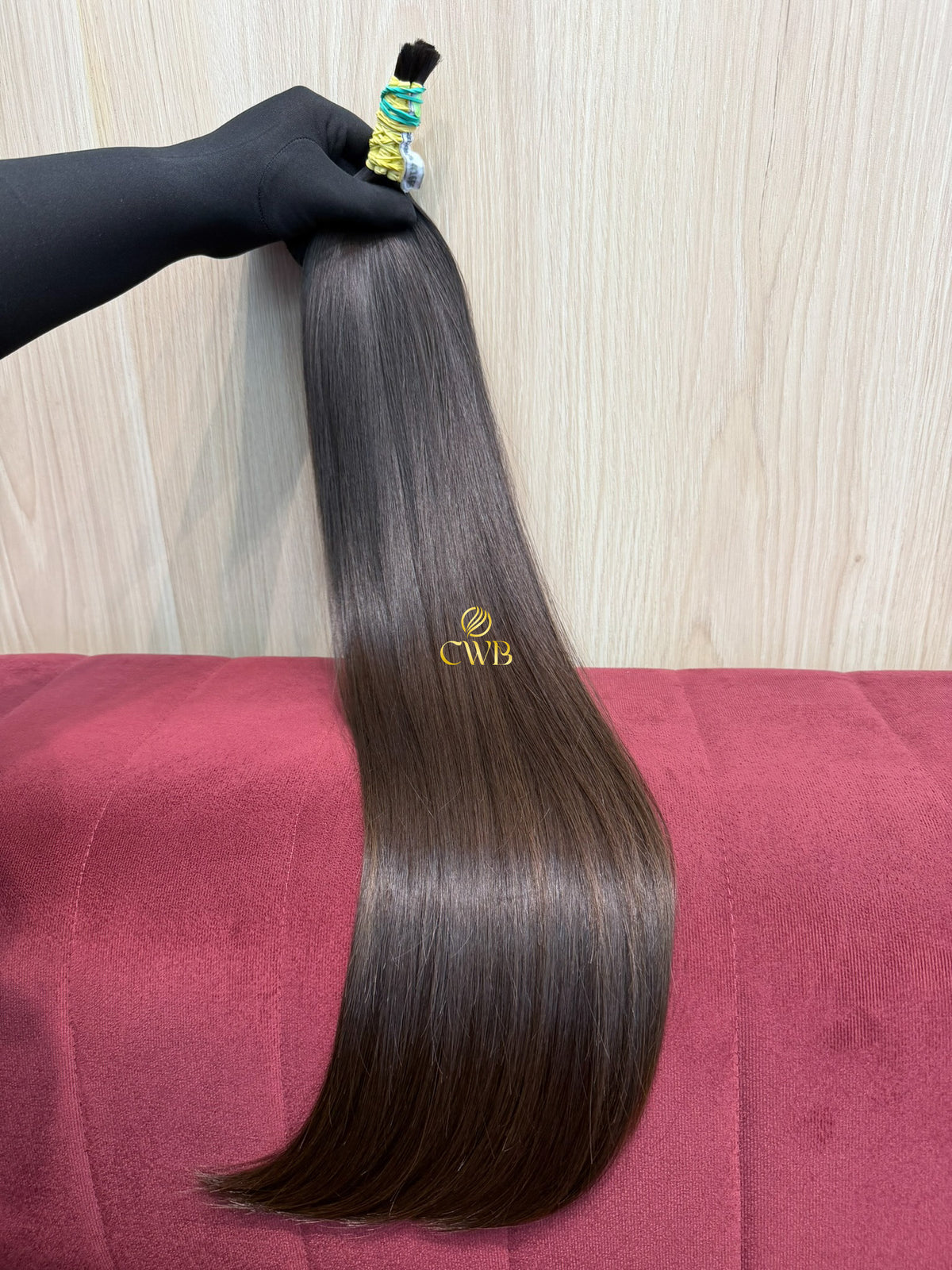 Cabelo Castanho Natural Claro 70cm 95g Brasileiro do Sul