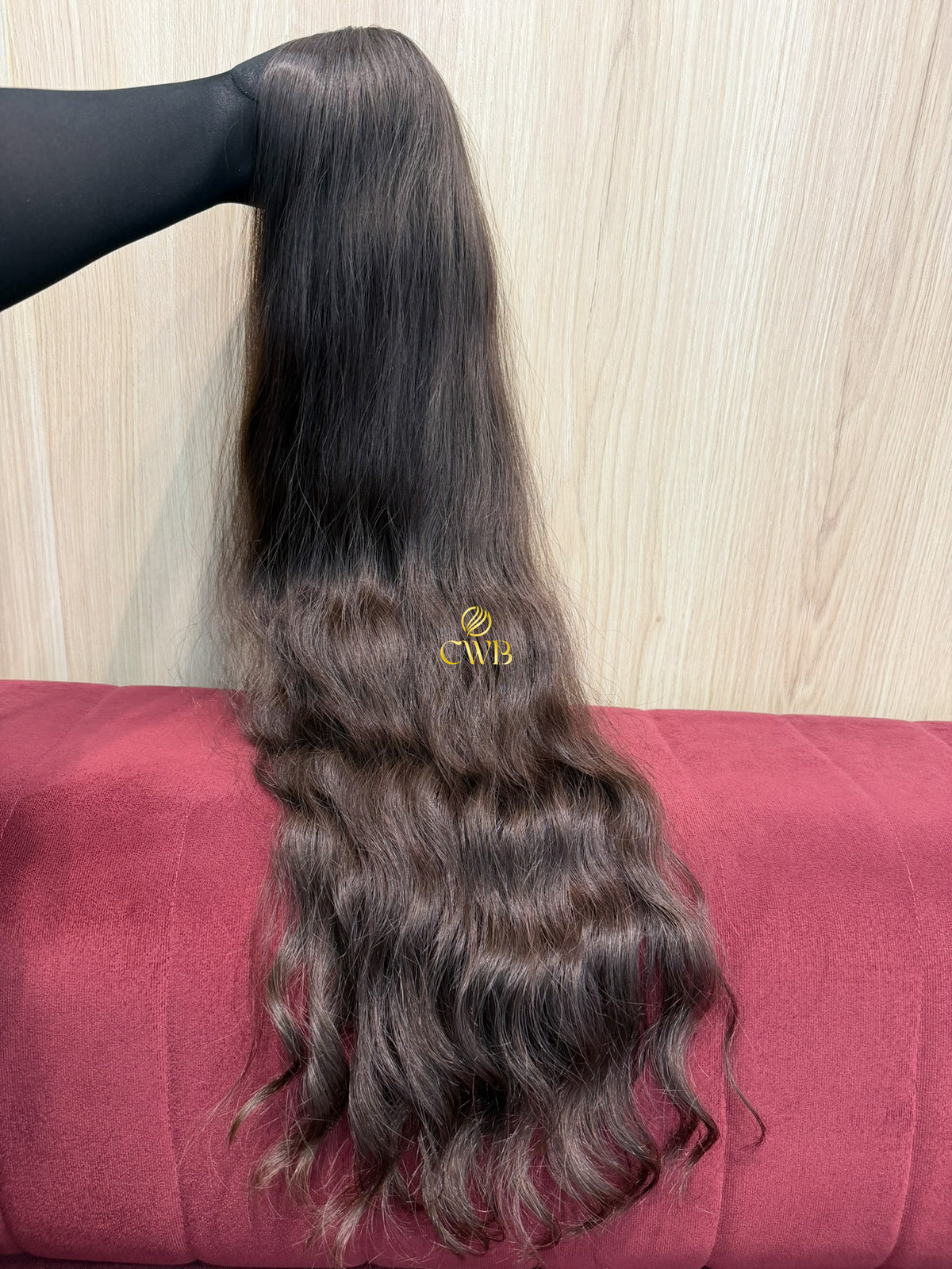 Cabelo Castanho Natural Claro 82cm 151g Brasileiro do Sul