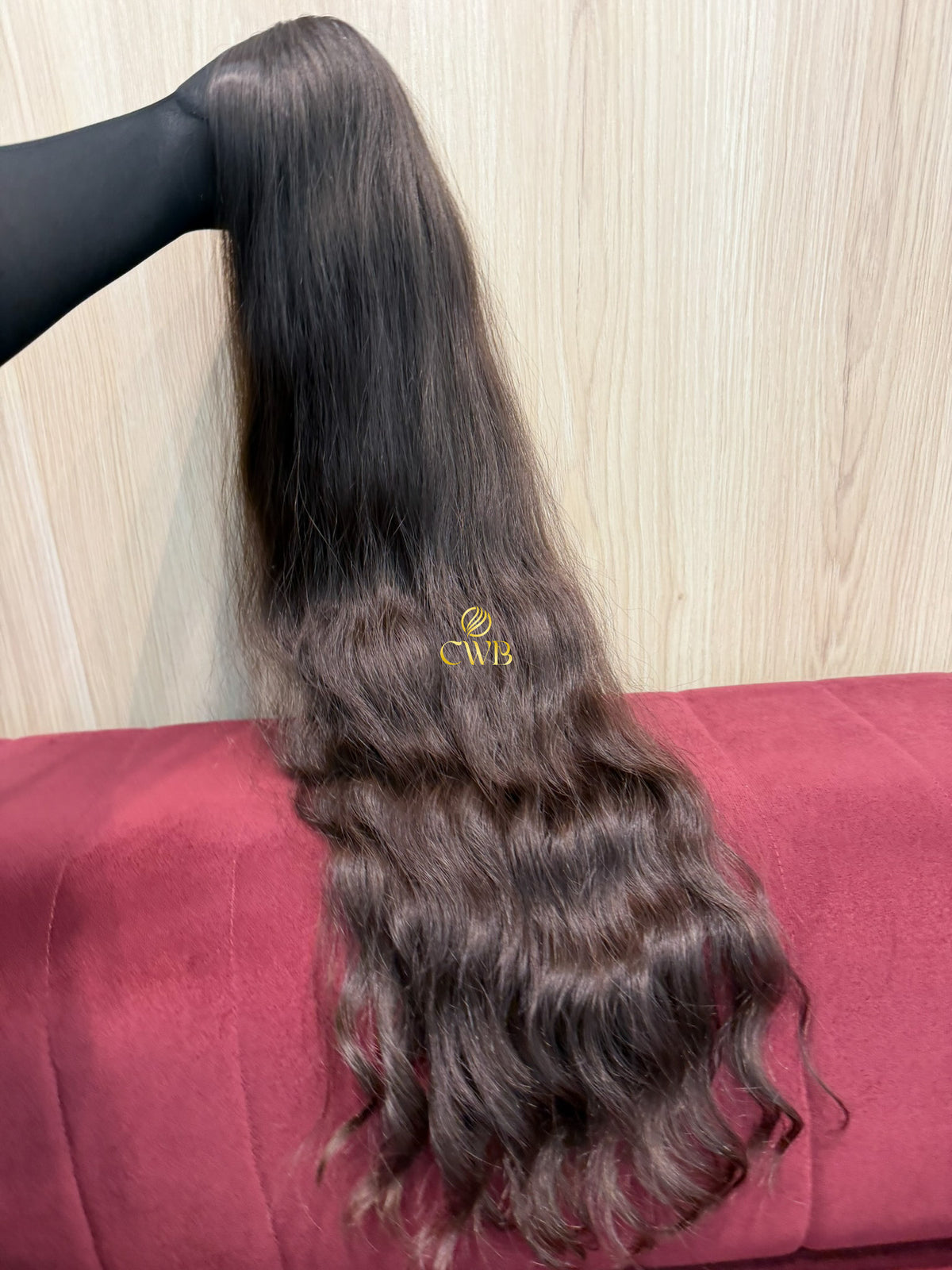 Cabelo Castanho Natural Claro 82cm 151g Brasileiro do Sul