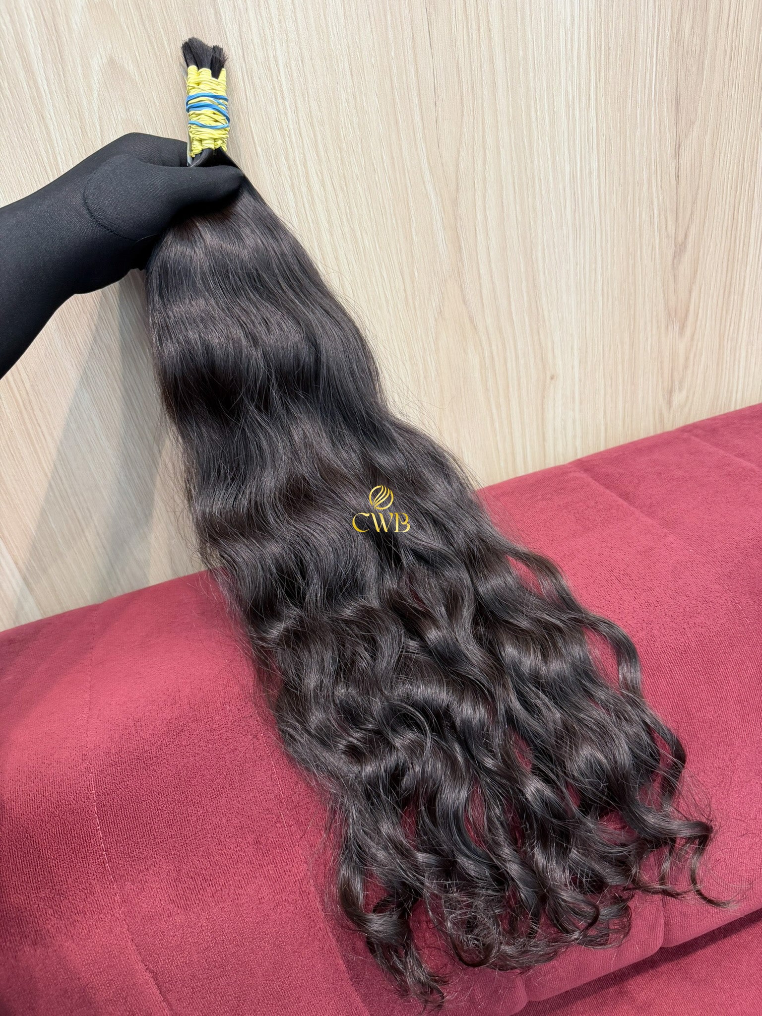 Cabelo Castanho Natural Escuro 61cm 116g Brasileiro do Sul