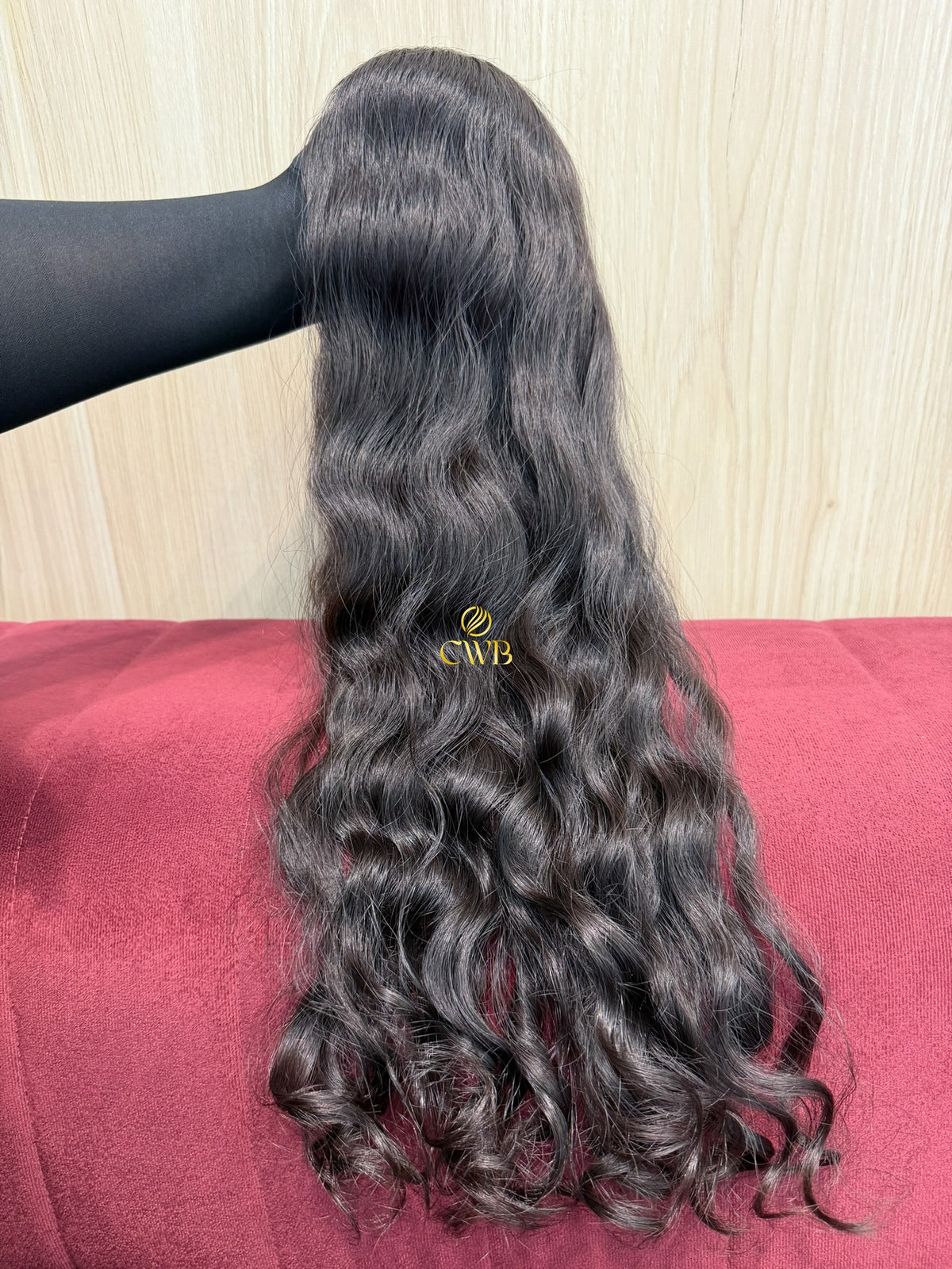 Cabelo Castanho Natural Escuro 61cm 116g Brasileiro do Sul
