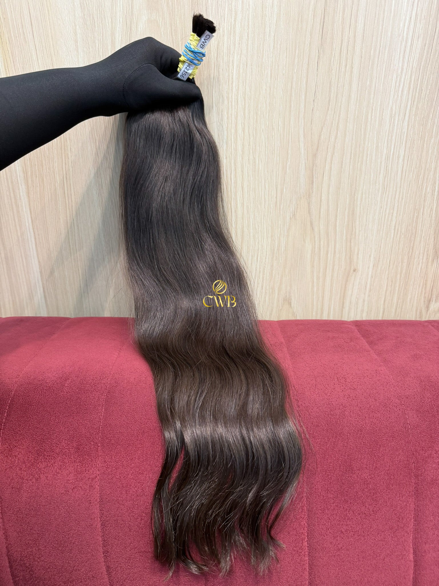 Cabelo Castanho Natural Claro 65cm 88g Brasileiro do Sul