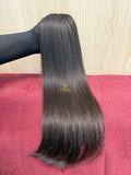 Cabelo Castanho Natural Médio 49cm 75g Brasileiro do Sul