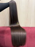 Cabelo Castanho Natural Claro 90cm 171g Brasileiro do Sul