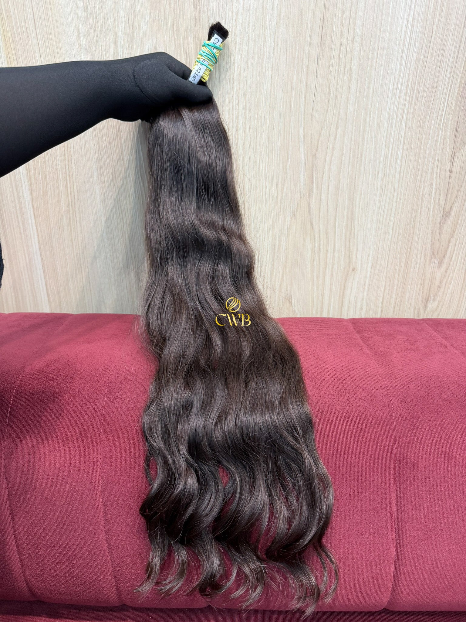 Cabelo Castanho Natural Claro 70cm 108g Brasileiro do Sul