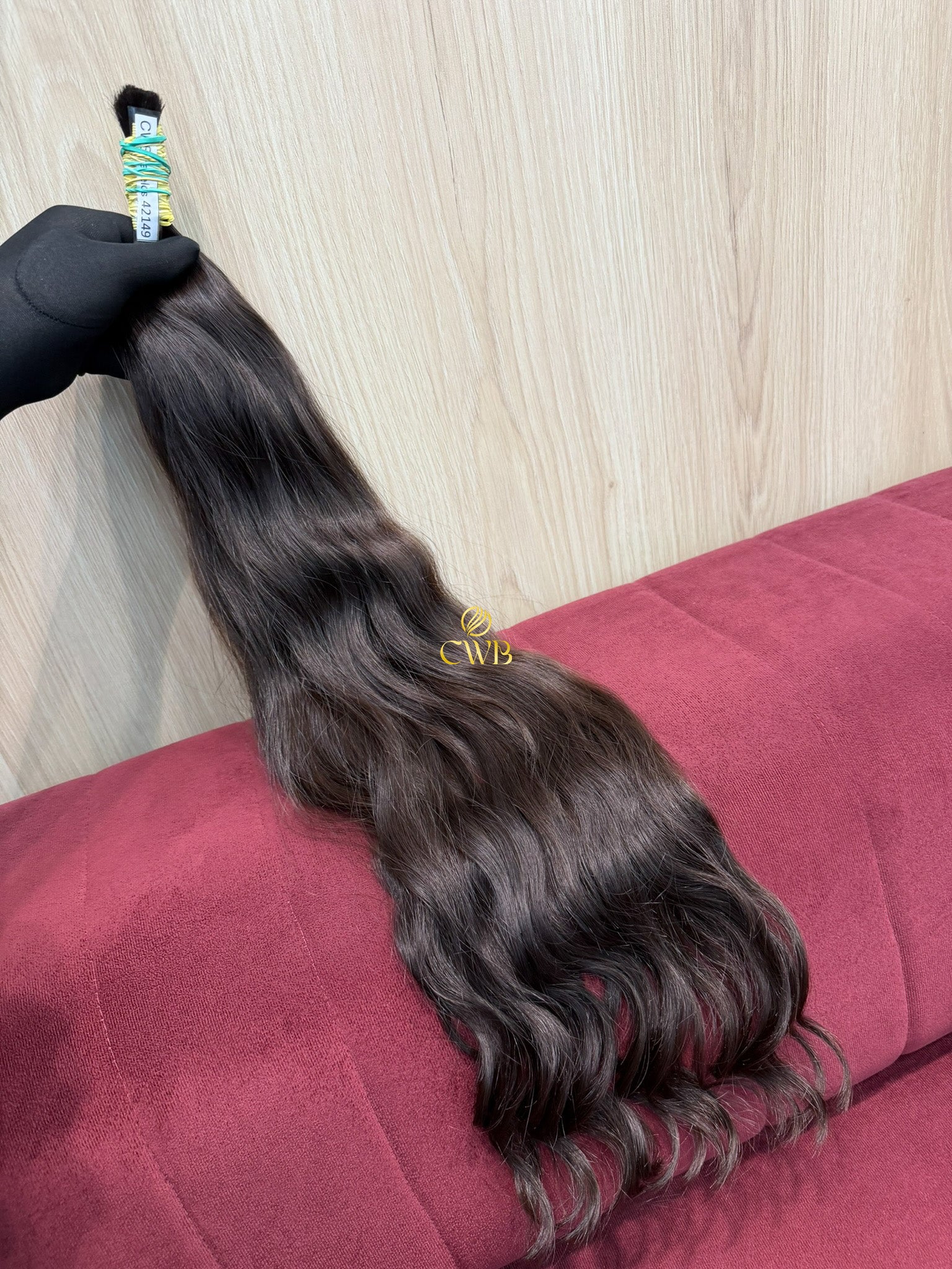 Cabelo Castanho Natural Claro 70cm 108g Brasileiro do Sul