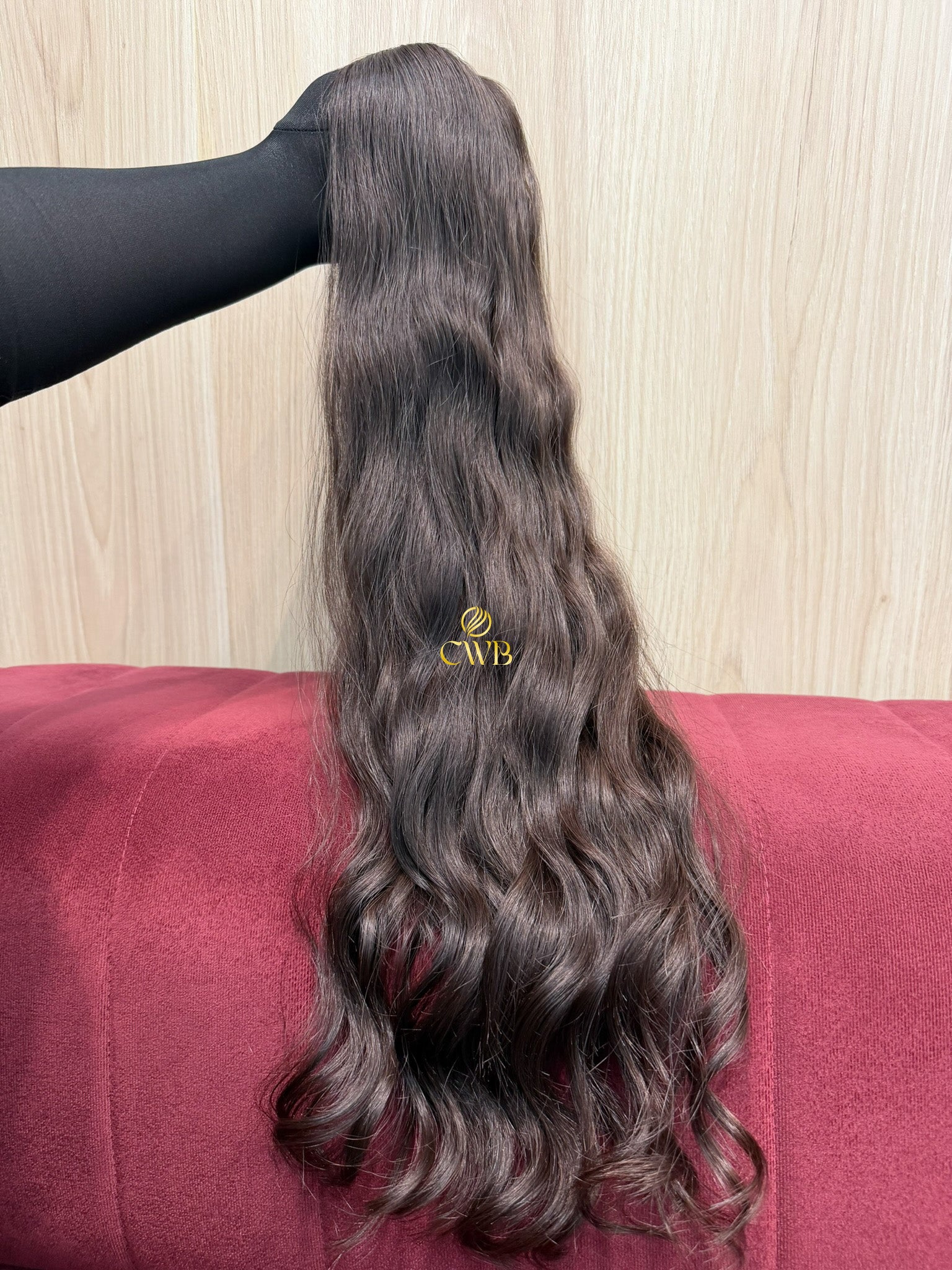 Cabelo Castanho Natural Claro 70cm 108g Brasileiro do Sul