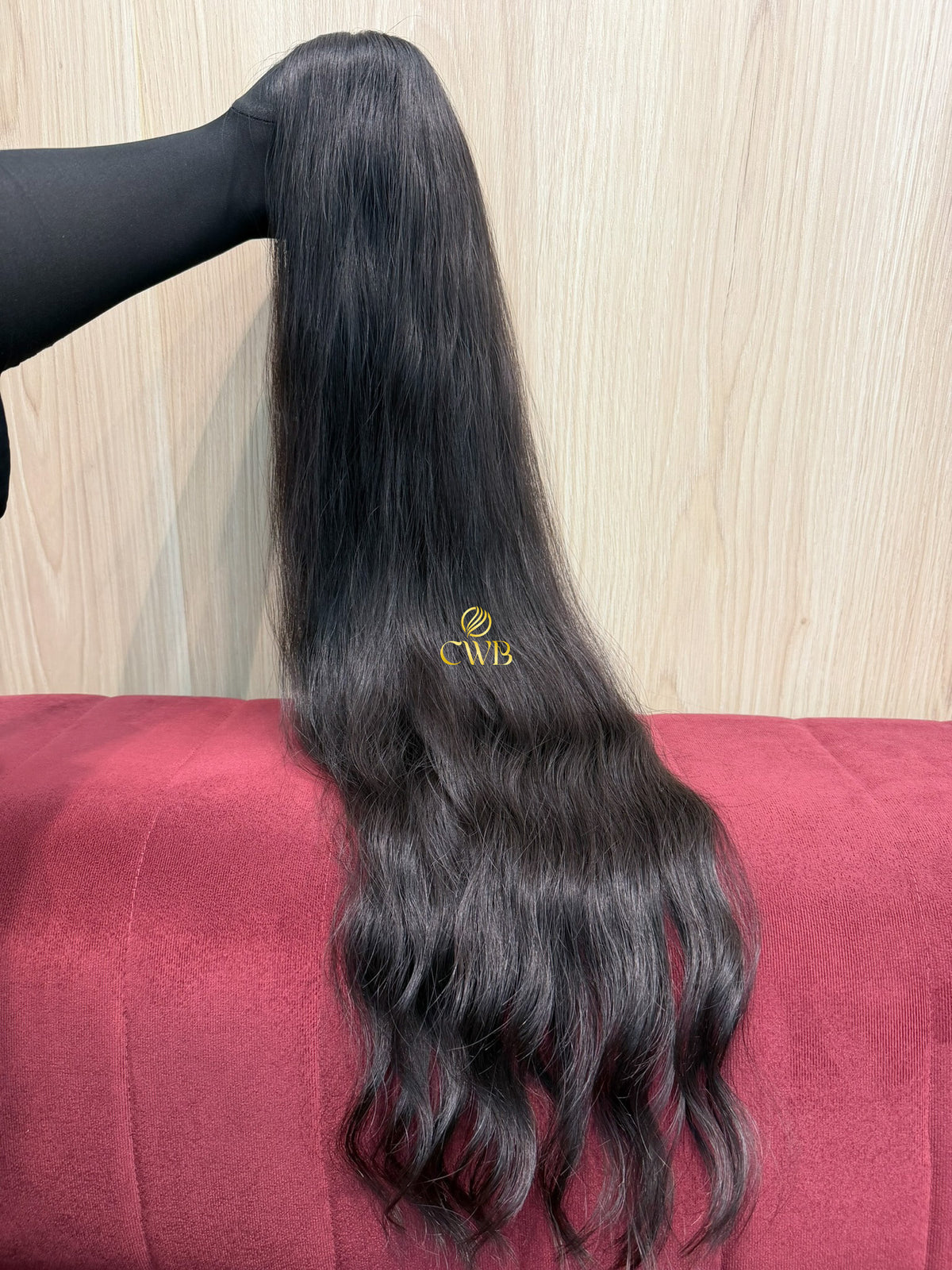 Cabelo Castanho Natural Escuro 81cm 119g Brasileiro do Sul