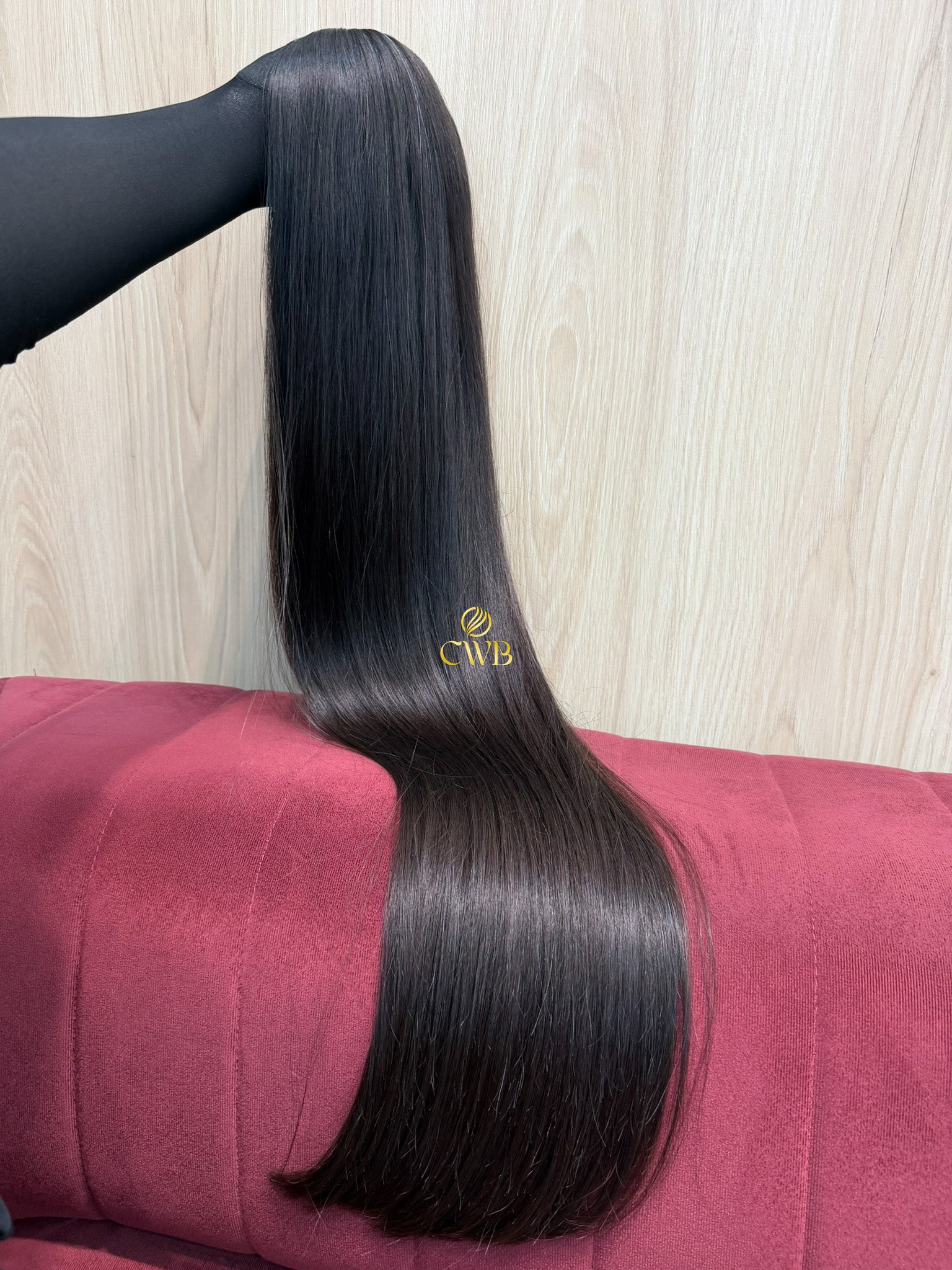 Cabelo Castanho Natural Claro 77cm 131g Brasileiro do Sul