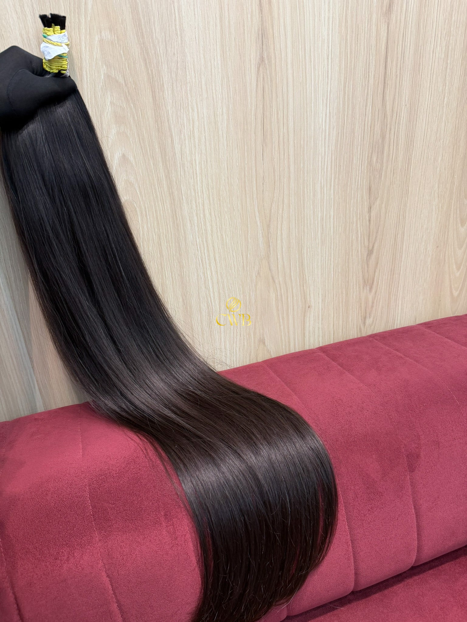 Cabelo Castanho Natural Claro 77cm 131g Brasileiro do Sul