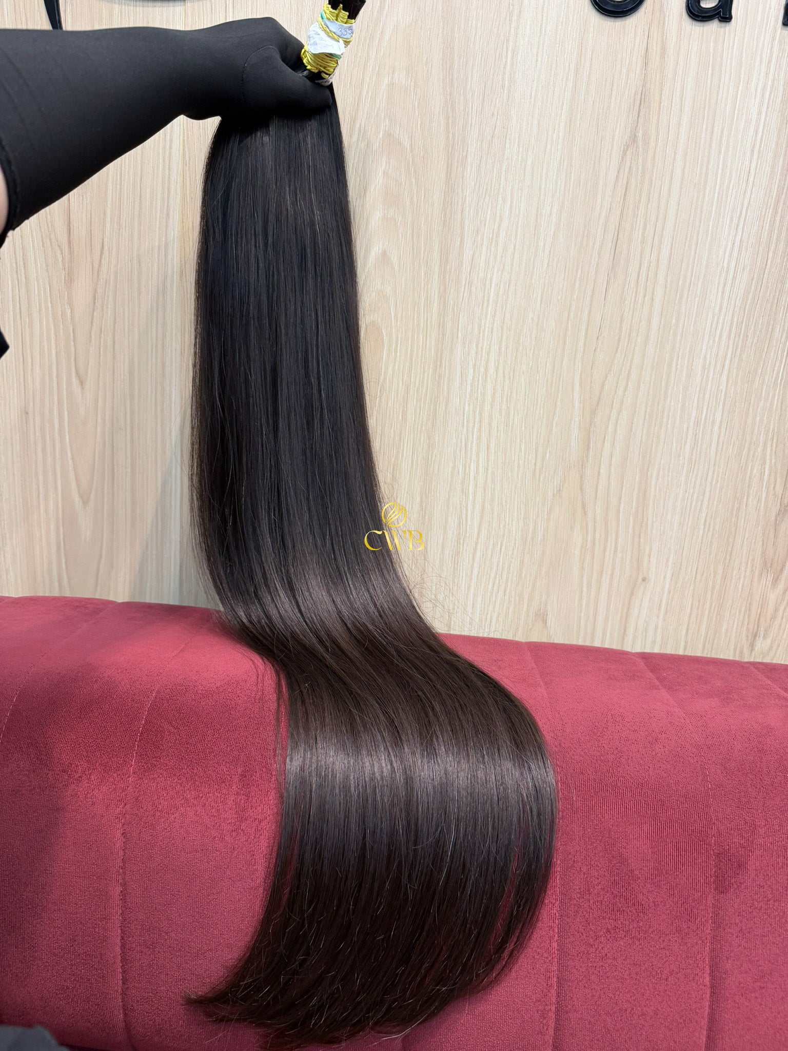 Cabelo Castanho Natural Claro 77cm 131g Brasileiro do Sul