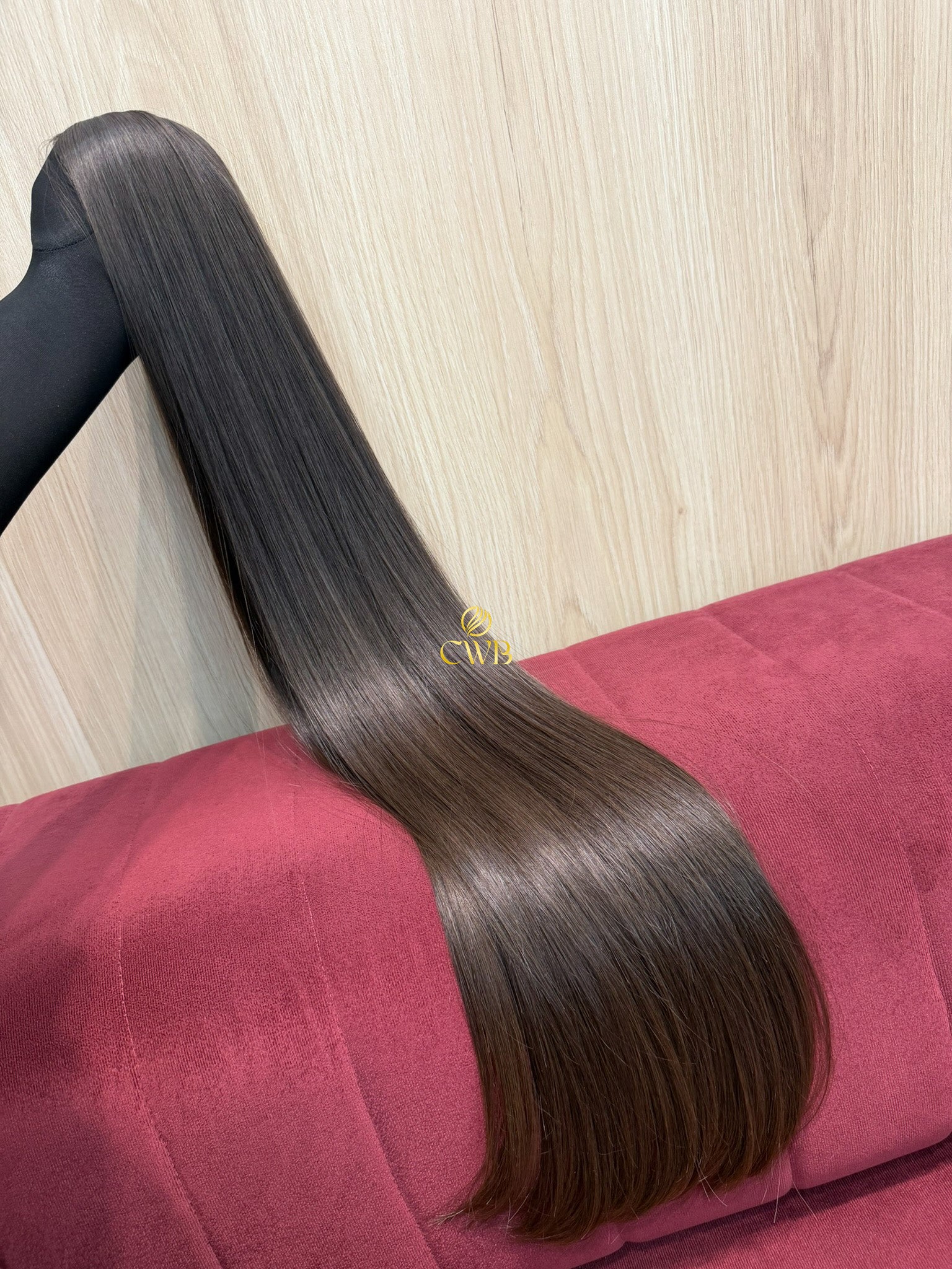 Cabelo Castanho Natural Claro 80cm 115g Brasileiro do Sul