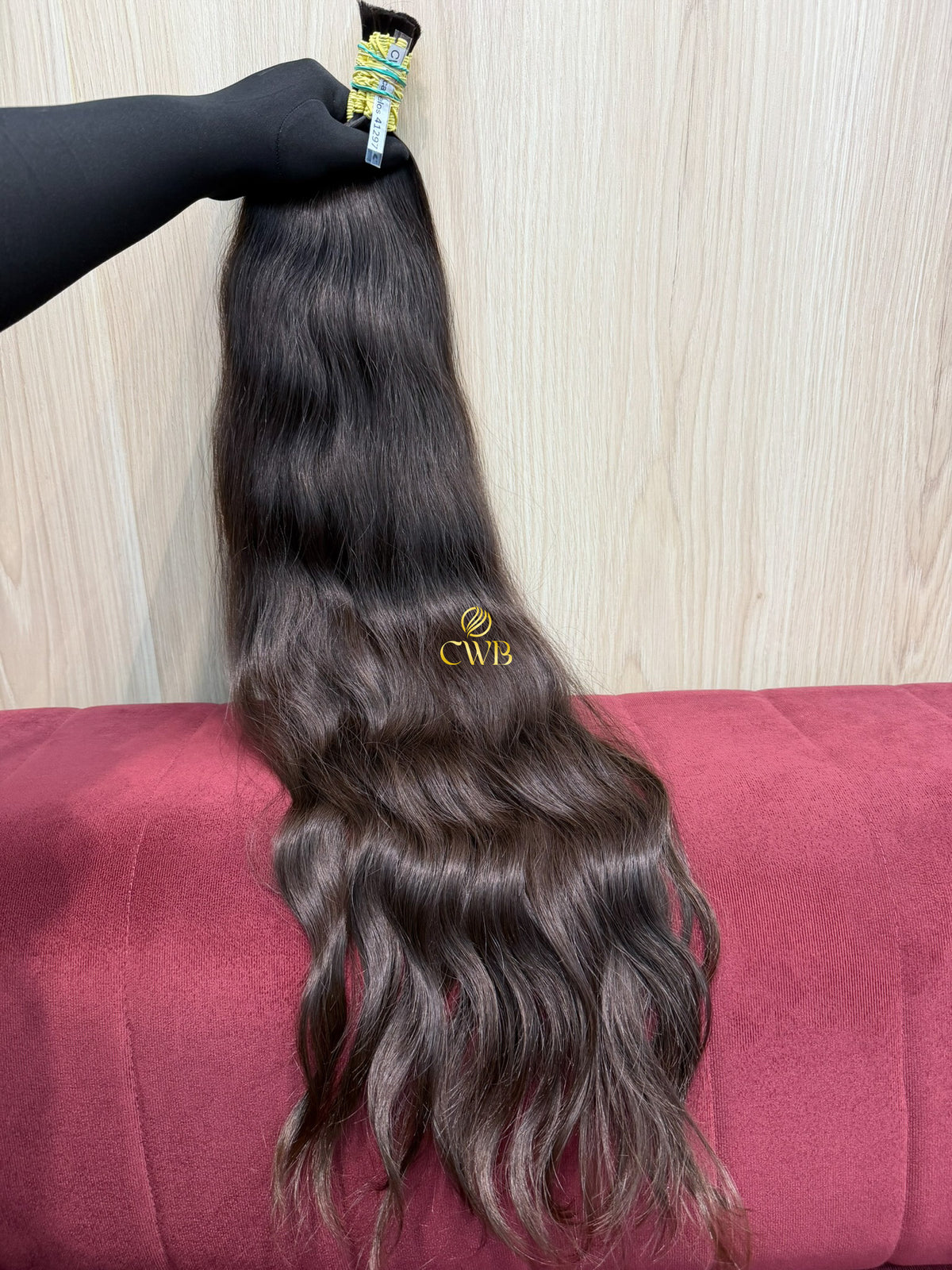 Cabelo Castanho Natural Médio 77cm 225g Brasileiro do Sul