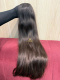 Cabelo Castanho Natural Claro 62cm 132g Brasileiro do Sul