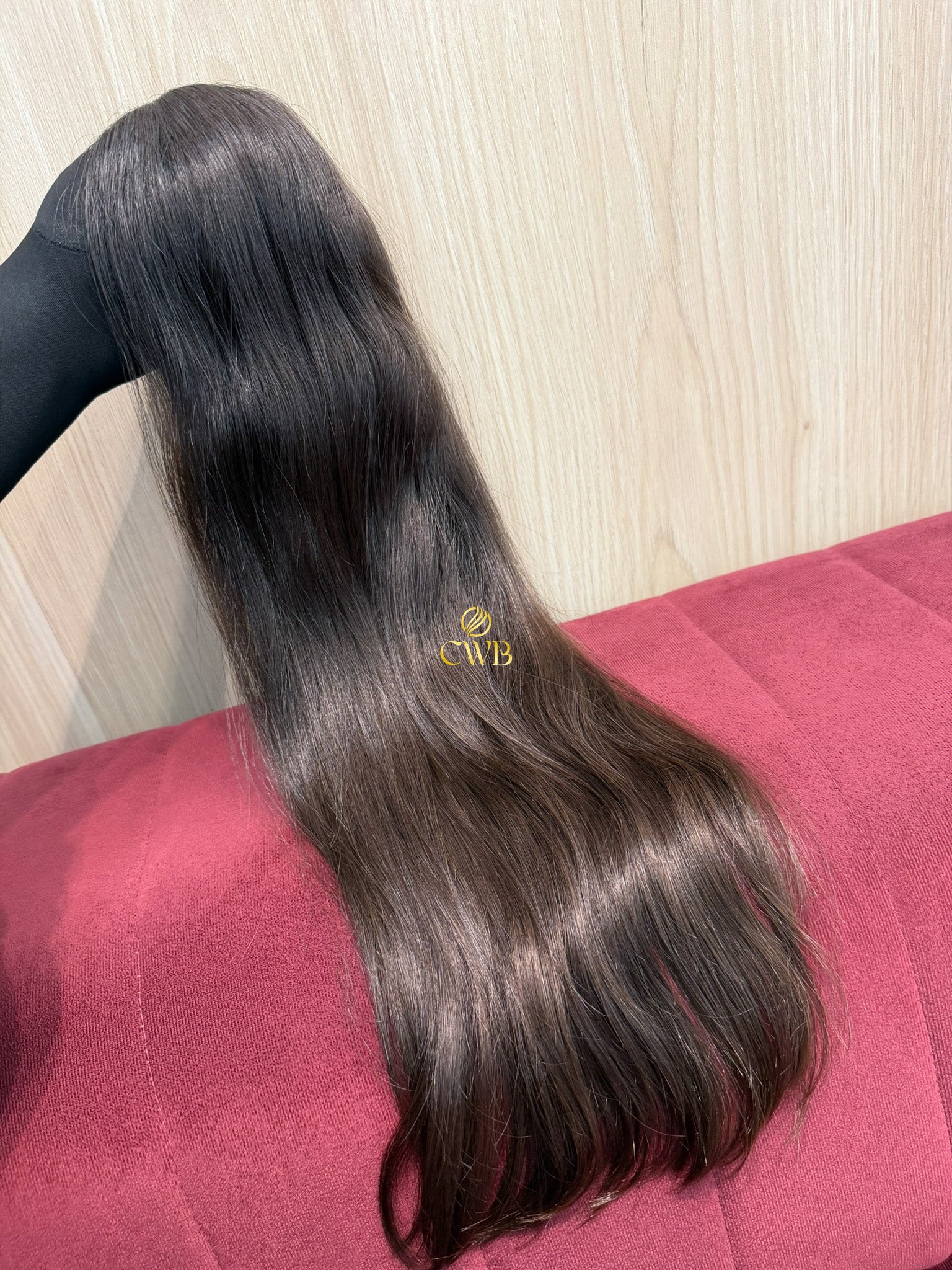 Cabelo Castanho Natural Claro 62cm 132g Brasileiro do Sul