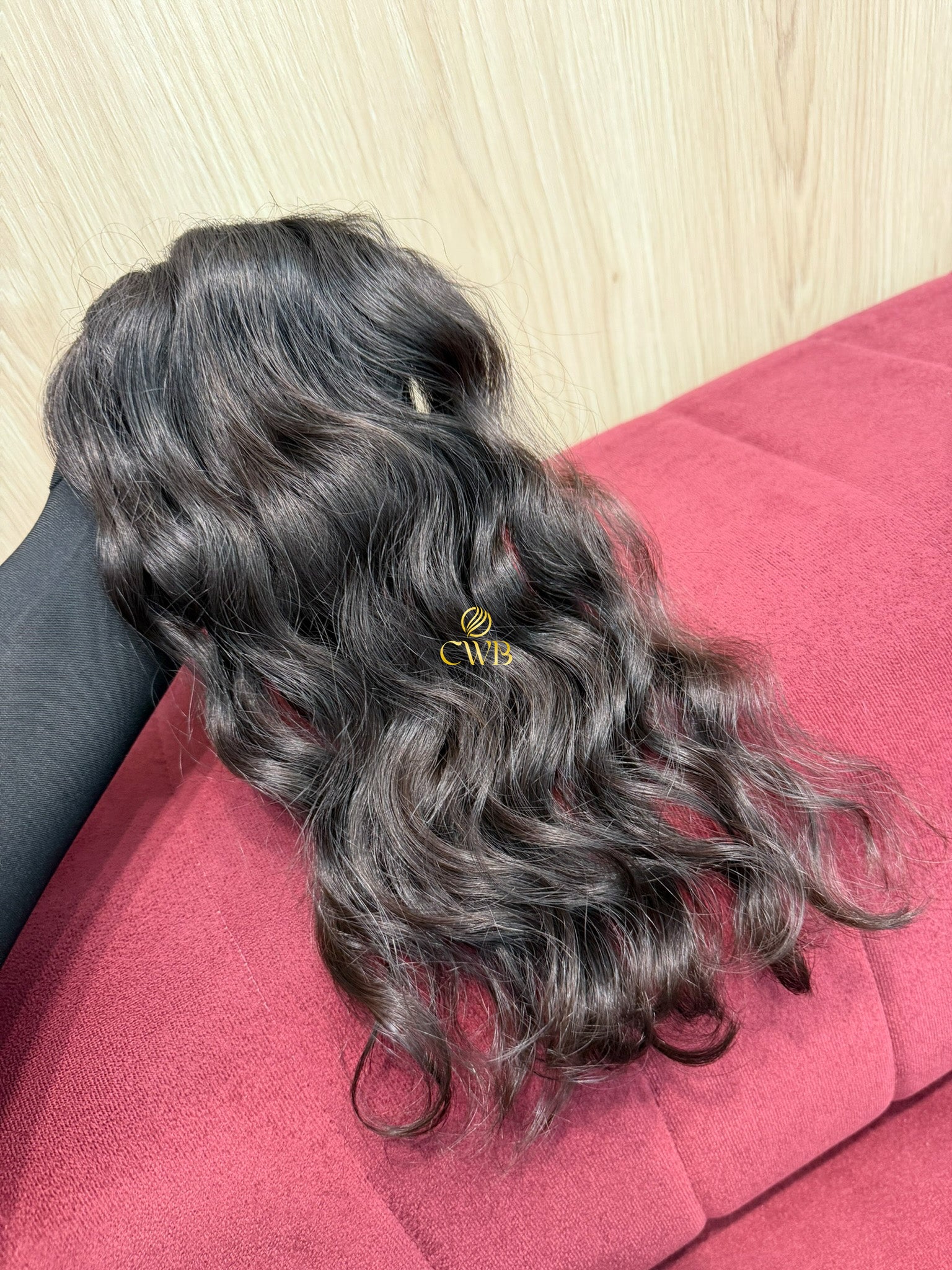 Cabelo Castanho Natural Médio 39cm 73g Brasileiro do Sul