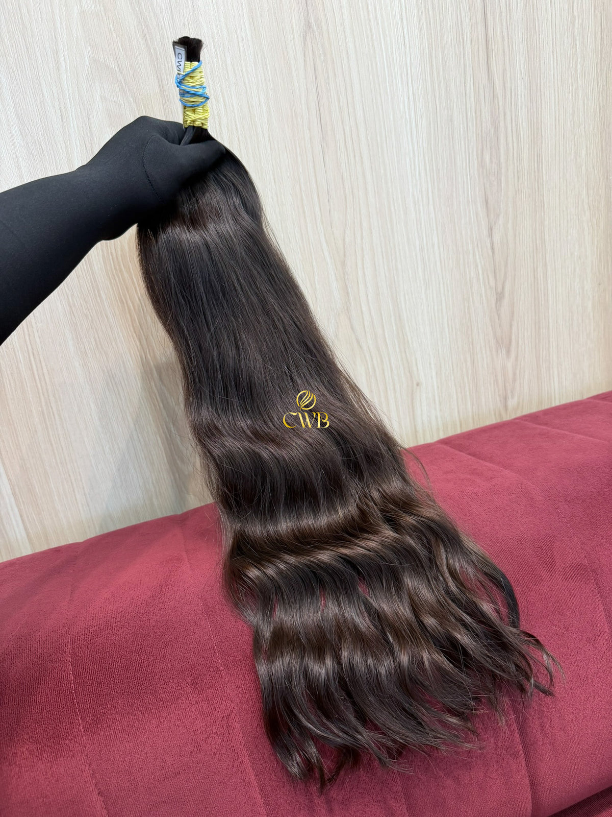Cabelo Castanho Natural Claro 61cm 99g Brasileiro do Sul