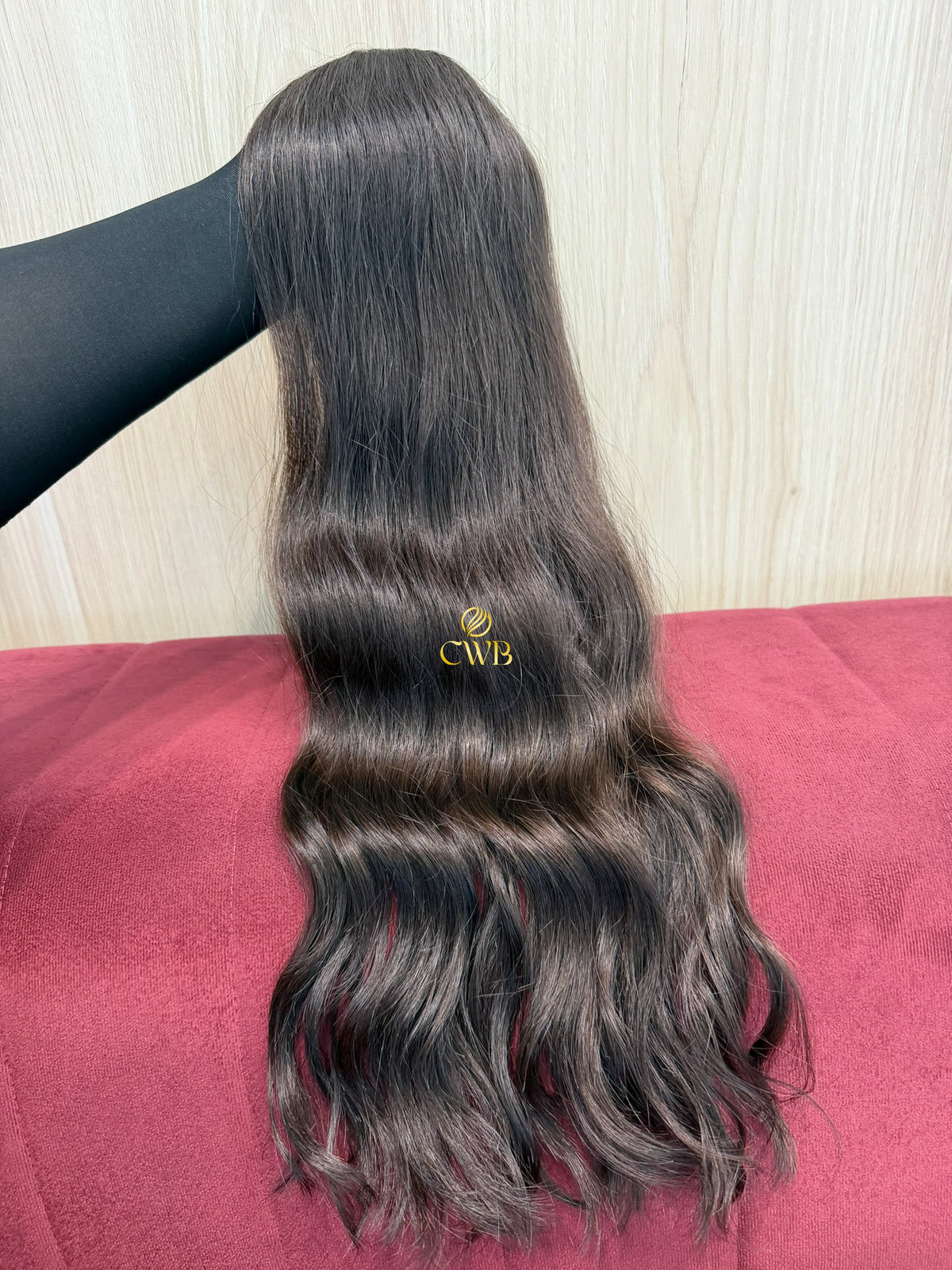 Cabelo Castanho Natural Claro 61cm 99g Brasileiro do Sul