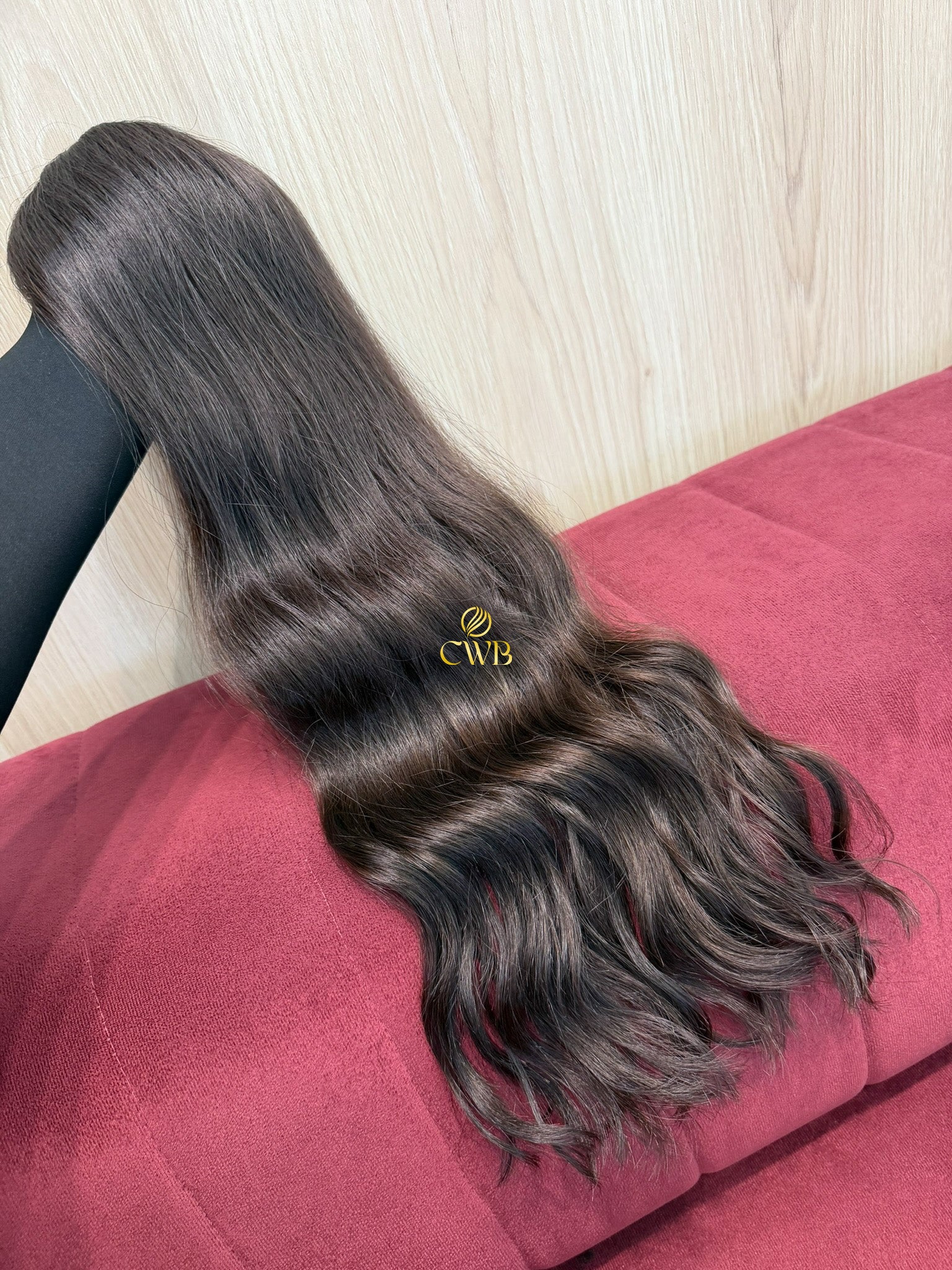 Cabelo Castanho Natural Claro 61cm 99g Brasileiro do Sul
