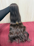 Cabelo Castanho Natural Claro 63cm 123g Brasileiro do Sul