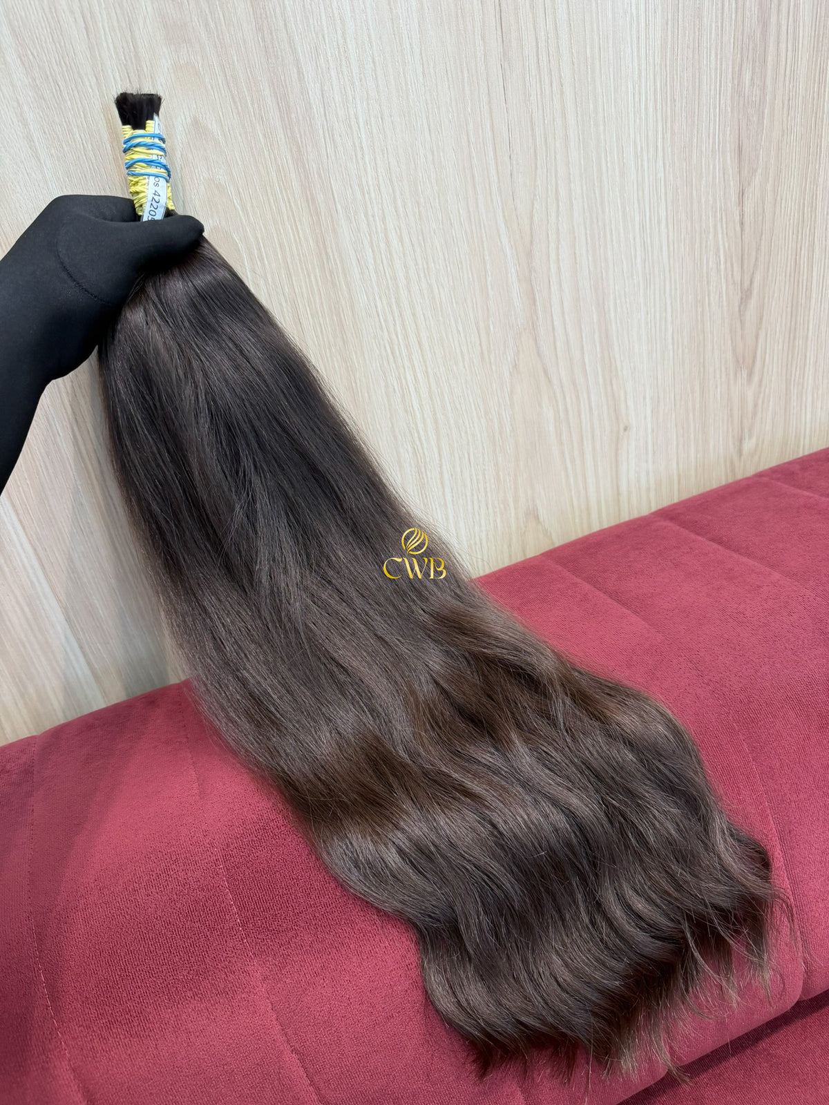 Cabelo Castanho Natural Claro 64cm 118g Brasileiro do Sul
